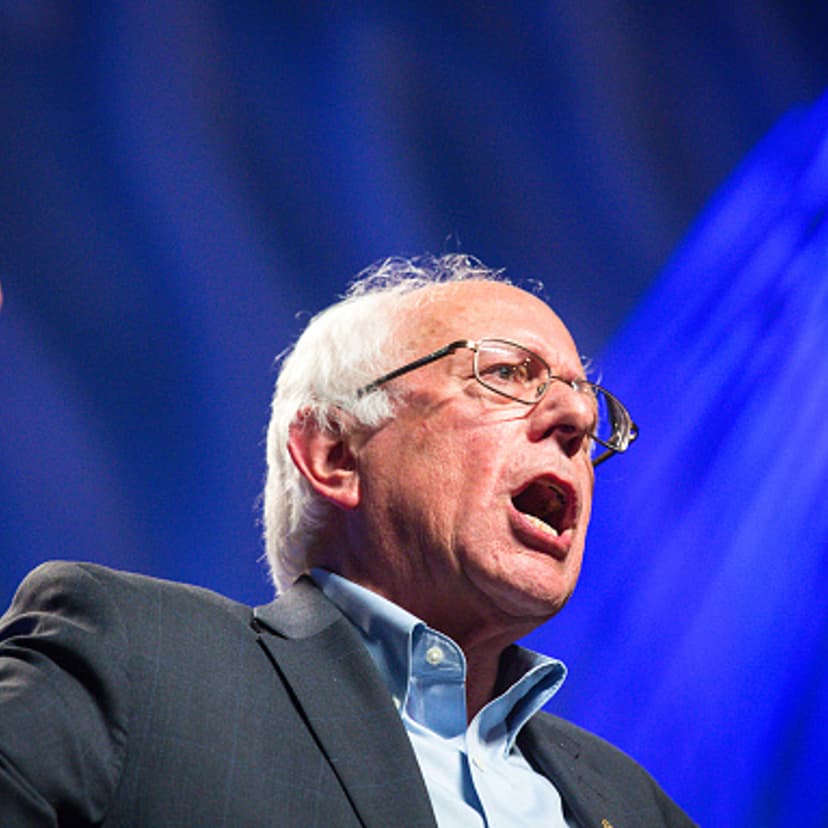 U.S. Sen. Bernie Sanders (I-VT) addresses hecklers and supporters at the Netroots Nation 2015 Presidential Town Hall in the Phoenix Convention Center July 18, 2015 in Phoenix, Arizona.