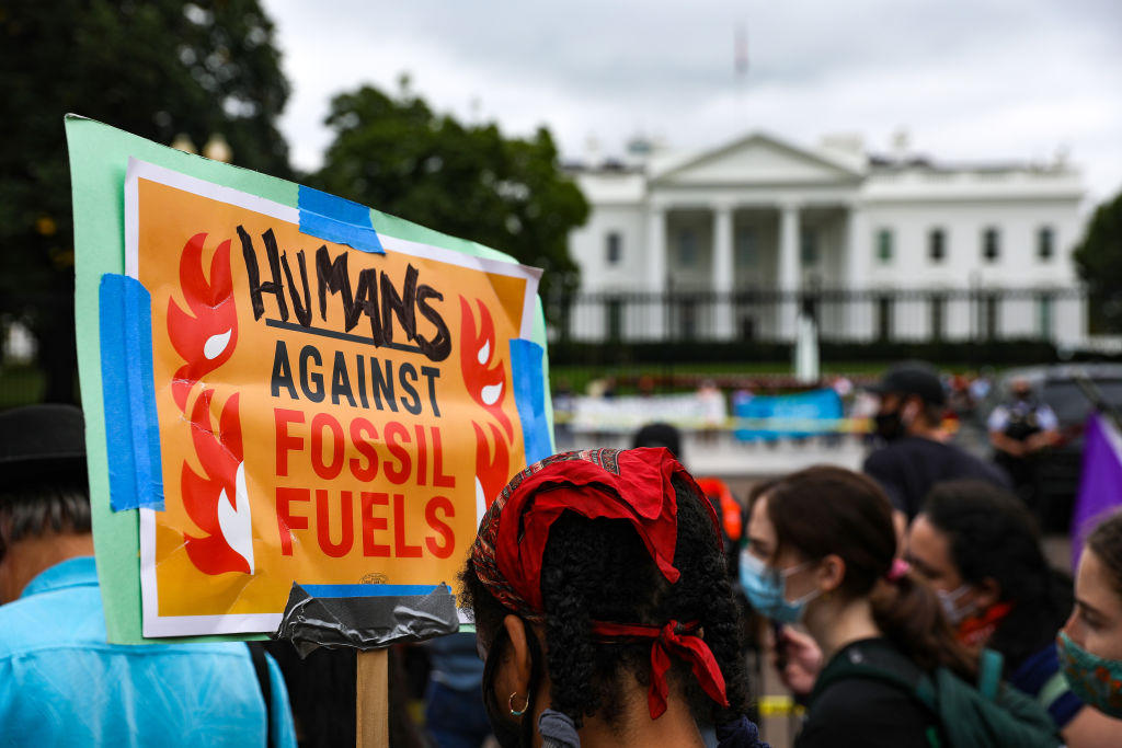 Week-long fossil fuel demonstrations continue in Washington