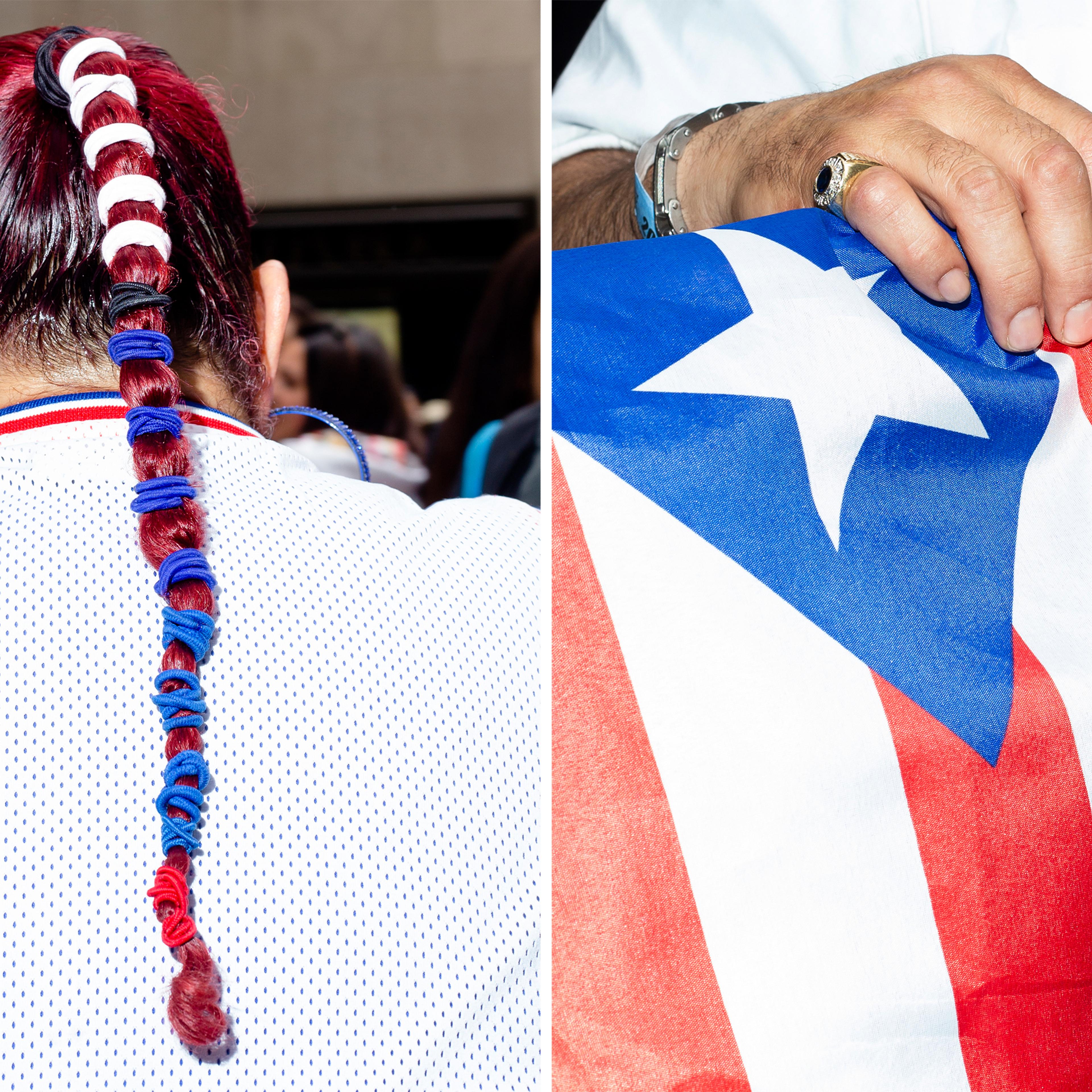 Attendees at the National Puerto Rican Day Parade on Fifth Avenue in New York City, on June 10, 2018.