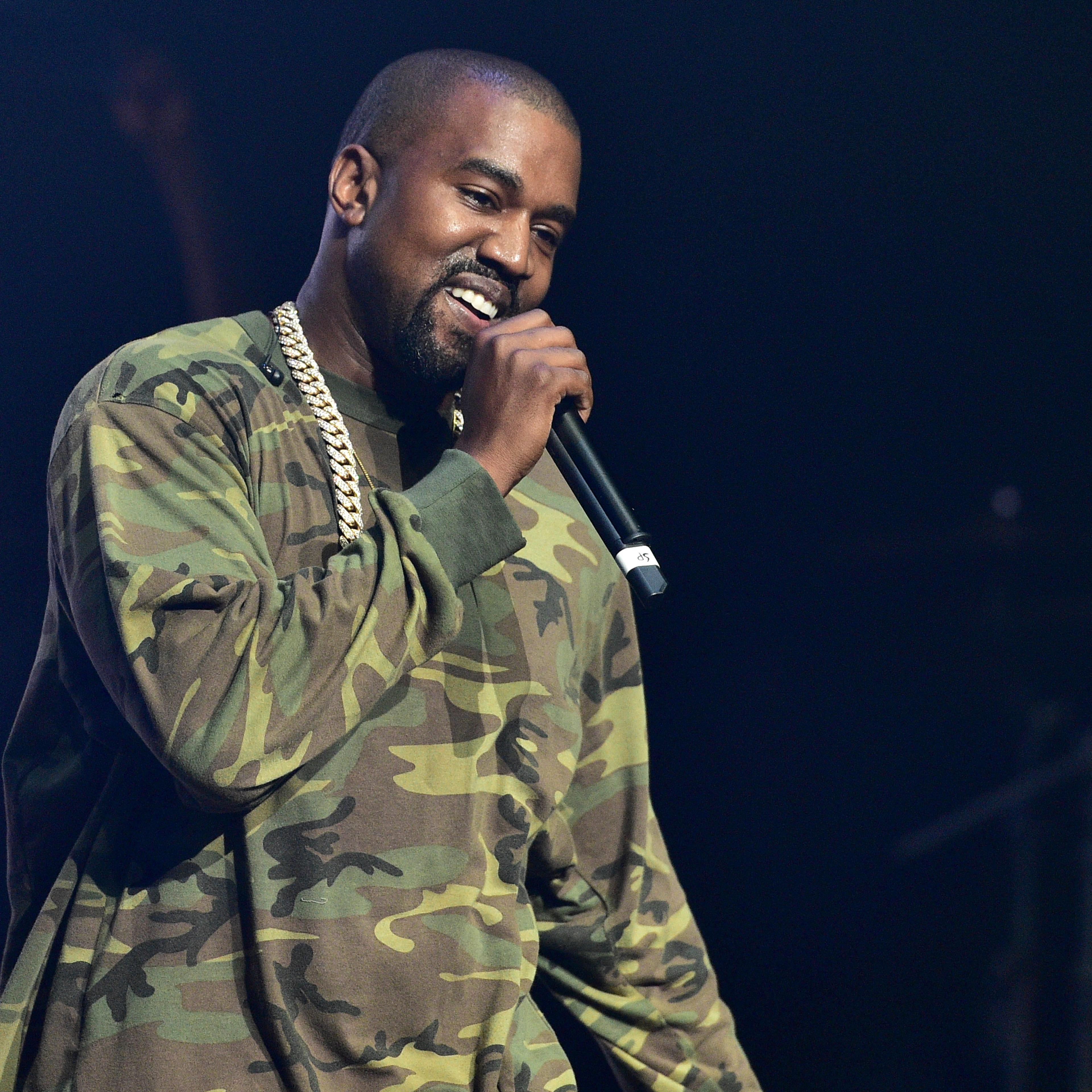 Kanye West performs on July 25, 2015, in Atlanta, Georgia.