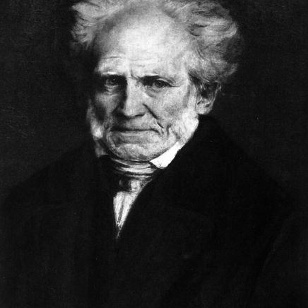 Painting of Arthur Schopenhauer (1788-1860), German philosopher.