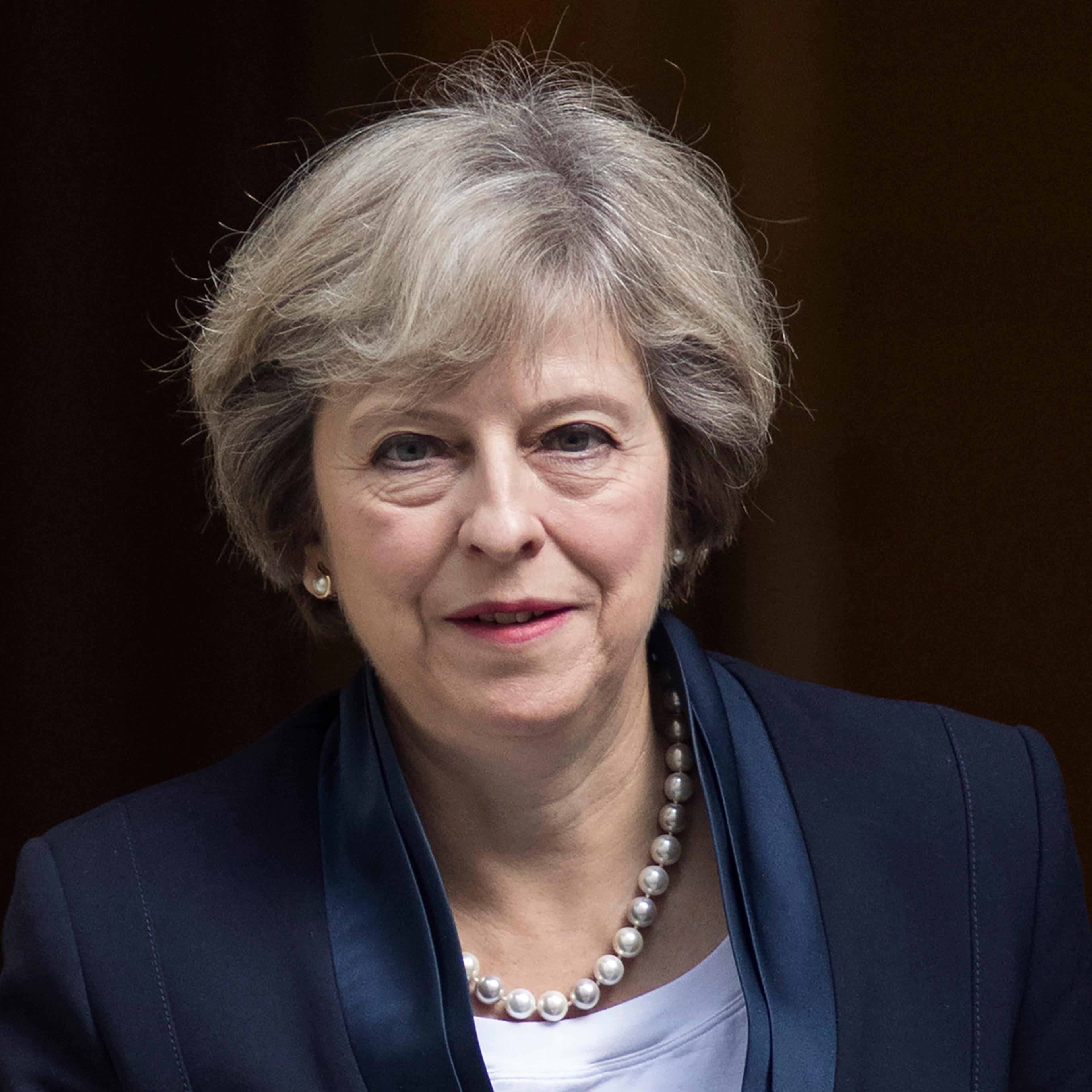 Theresa May Leaves For Prime Minister's Questions