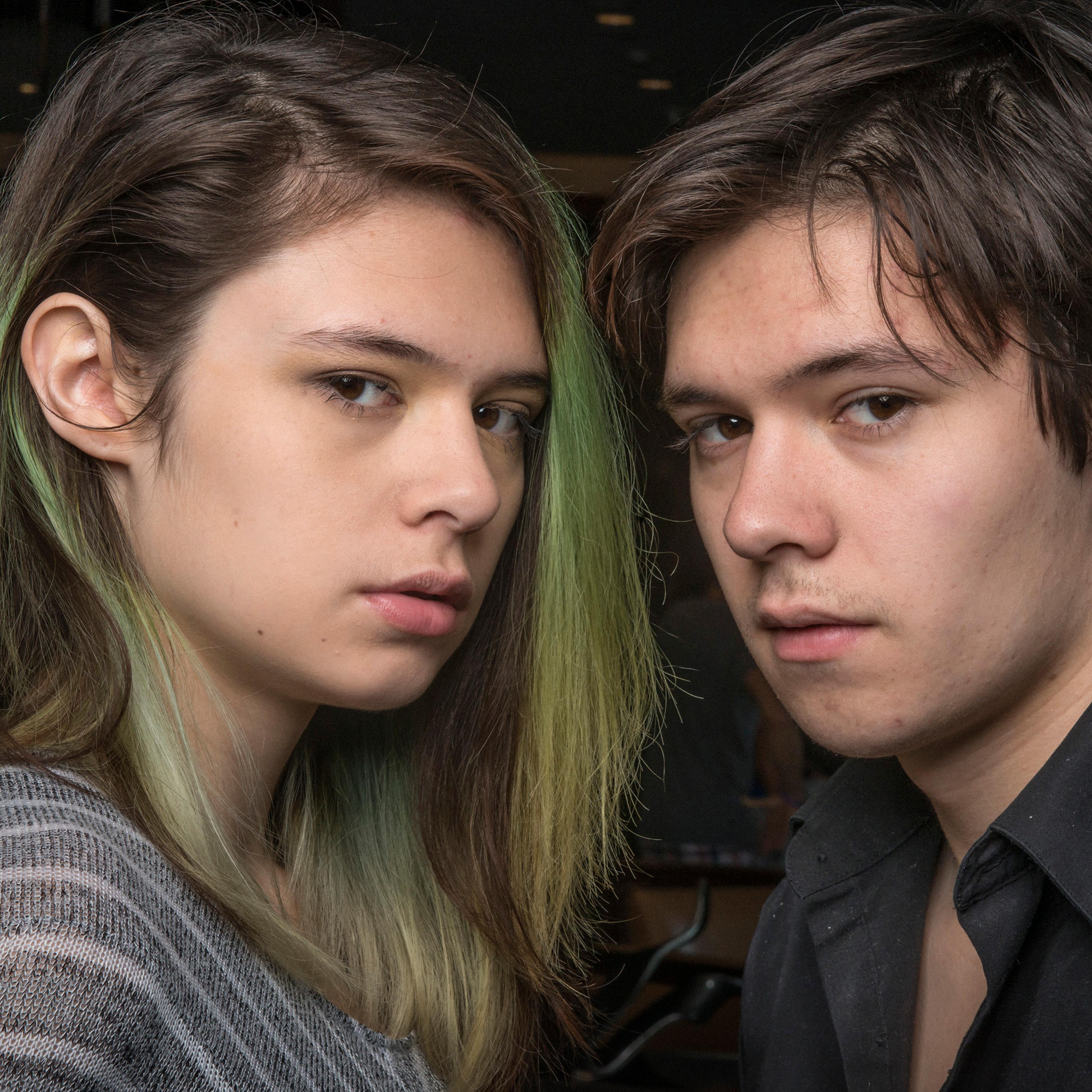 Jonas, right, and Nicole Maines, both 18, in Denver, CO, on Oct. 10, 2015.