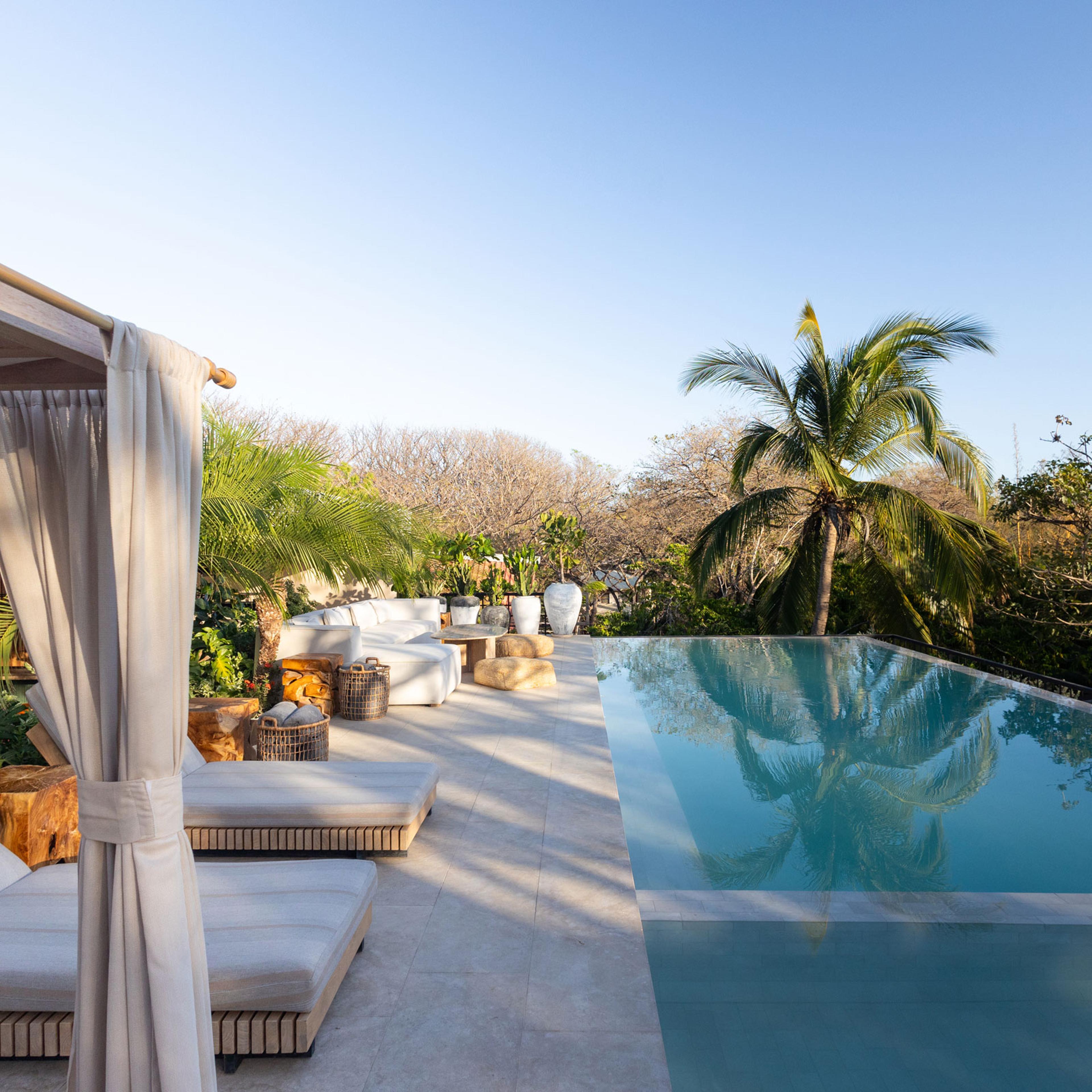 A pool area at Silvestre Nosara