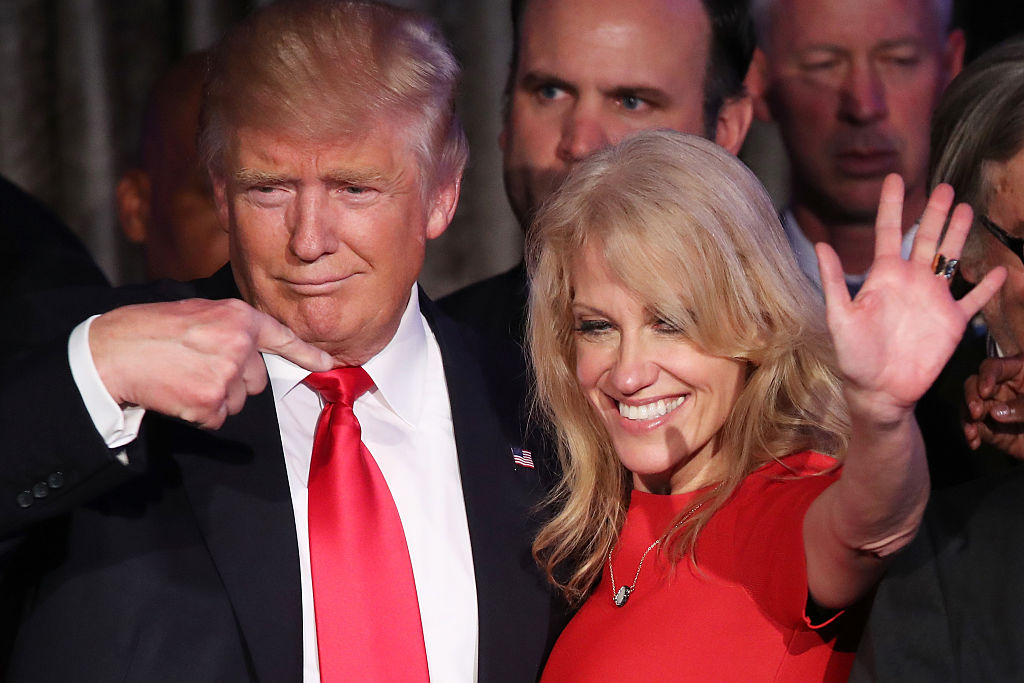 Republican Presidential Nominee Donald Trump Holds Election Night Event In New York City