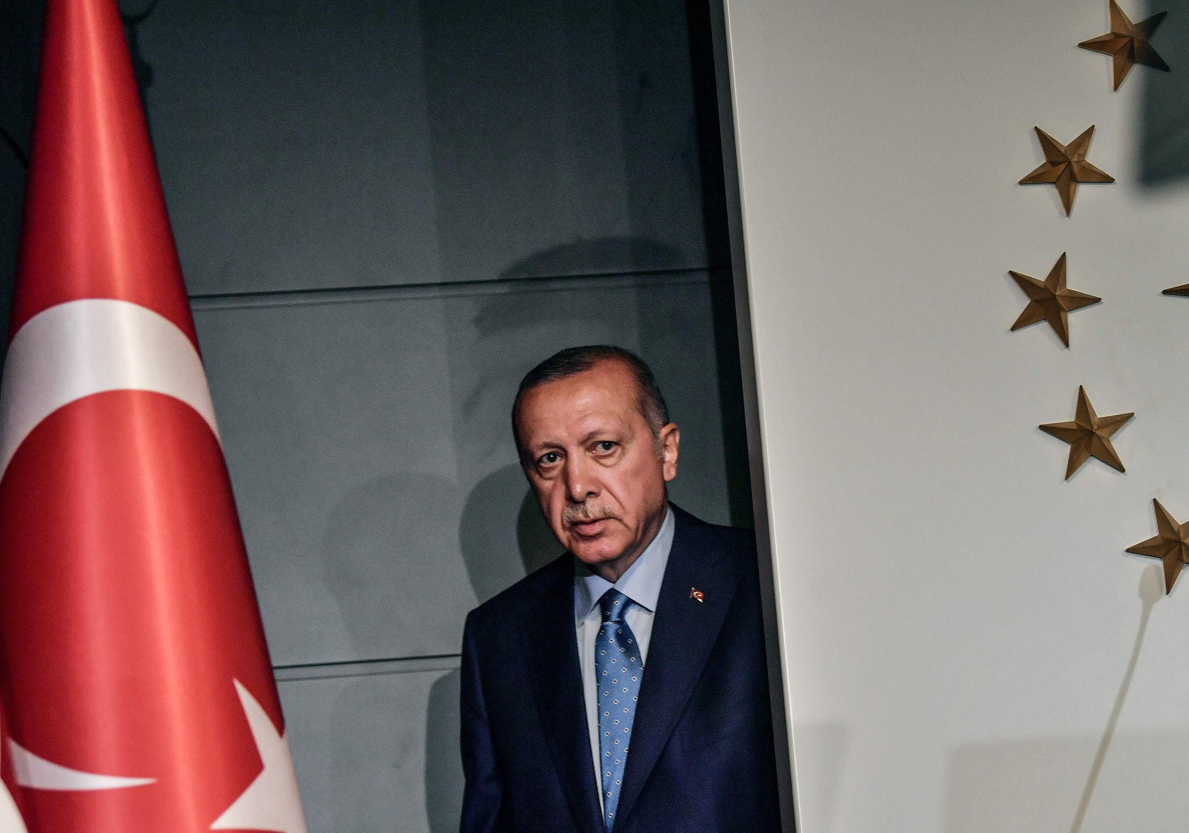 Erdogan as Turkey's President Election results came in