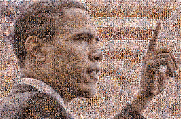 Barack Obama 2012 再選記念 ゴブラン織り ラグ タペストリー Barack Obama on Flickr - Photo Essays - TIME