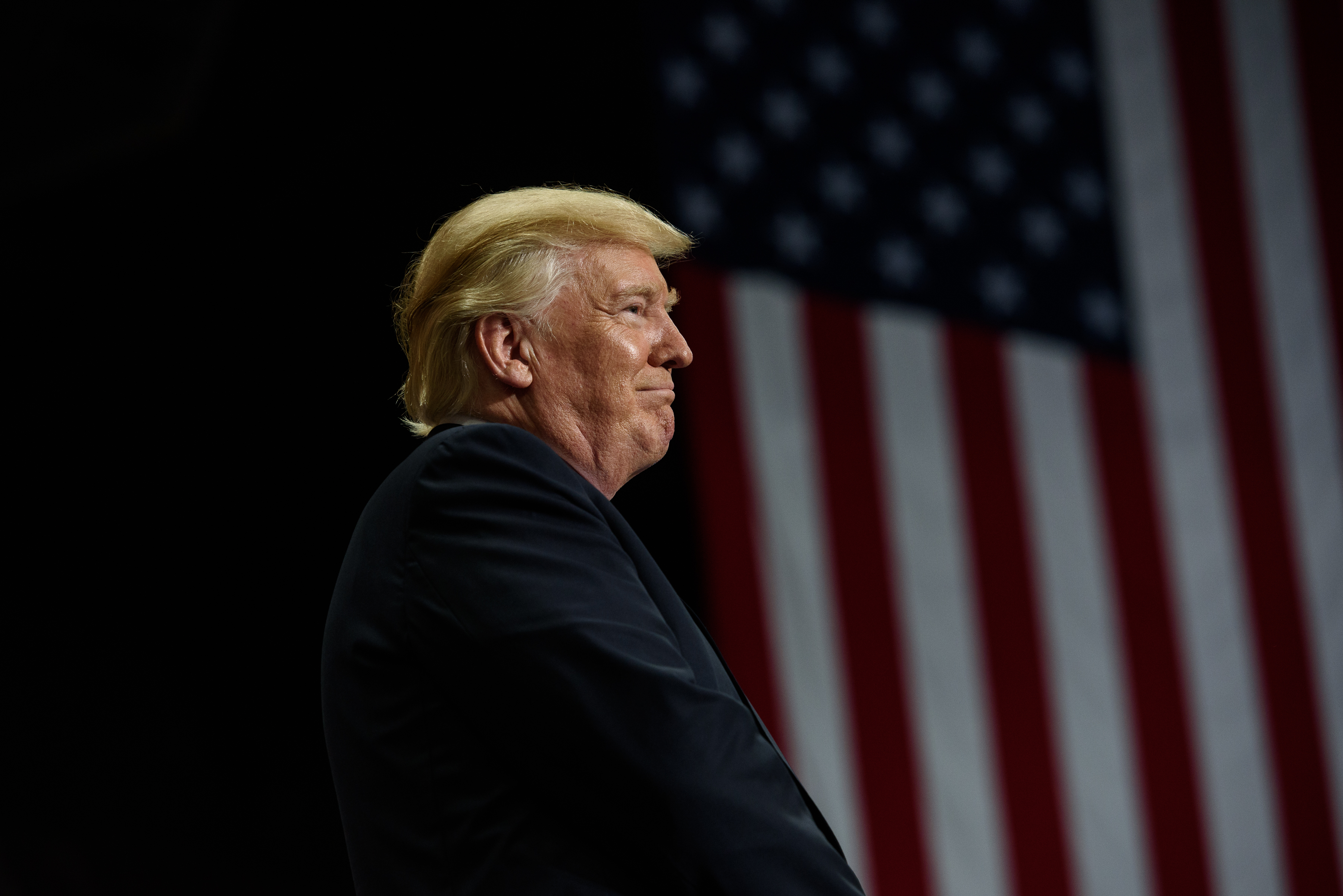 President Trump Holds Rally In Youngstown, Ohio