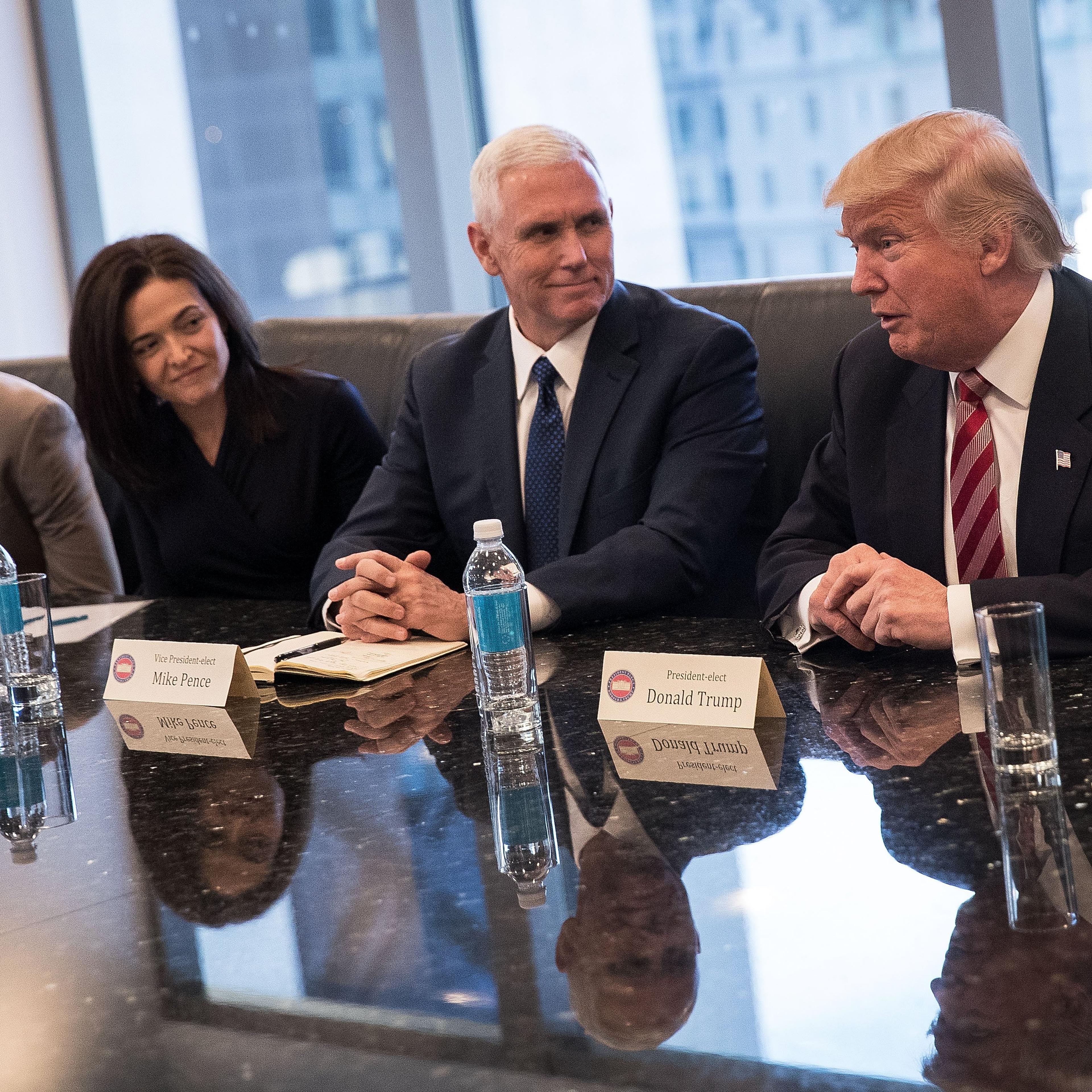 Trump Holds Summit With Technology Industry Leaders
