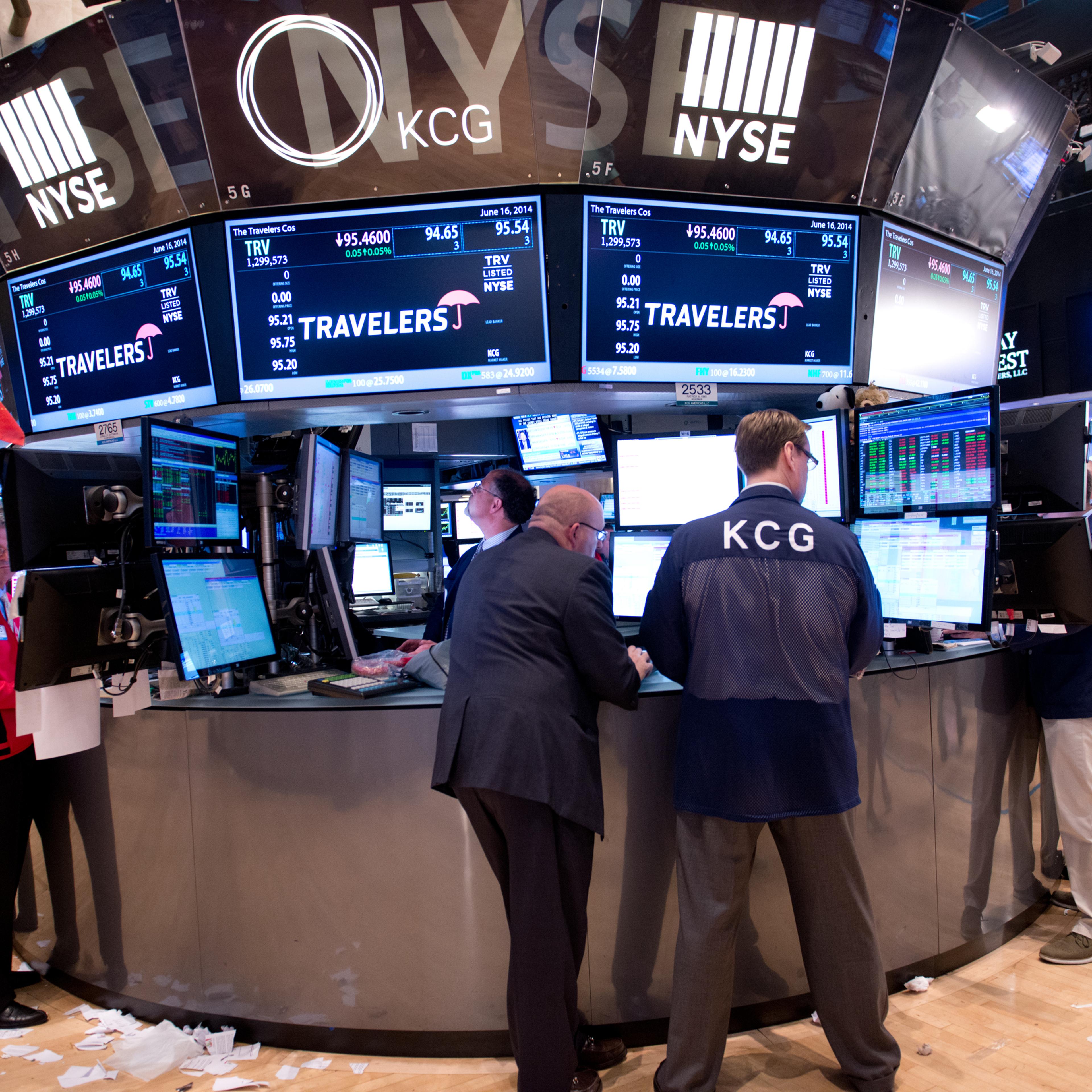 Angie Harmon Rings The NYSE Closing Bell