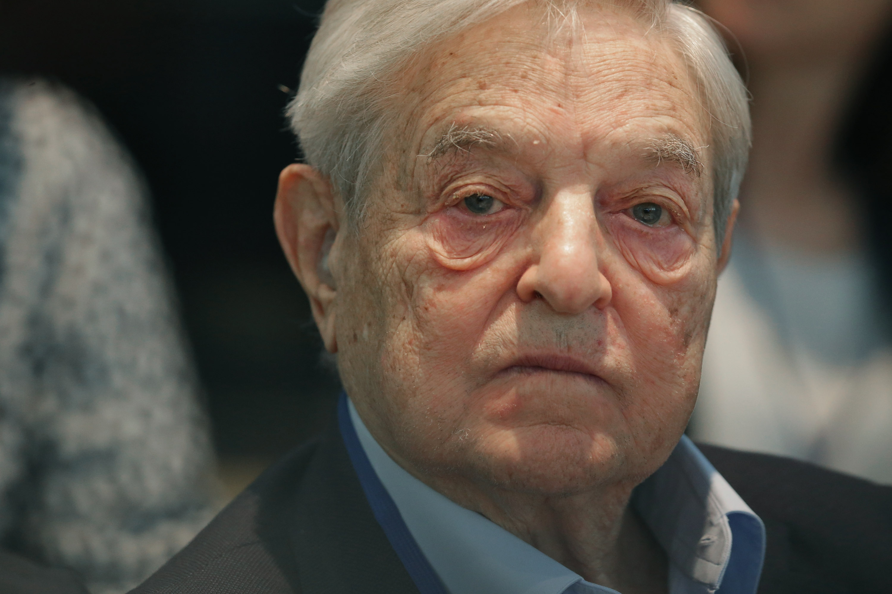 George Soros at the World Bank- International Monetary Fund Spring Meetings in Washington on April 17, 2015.
