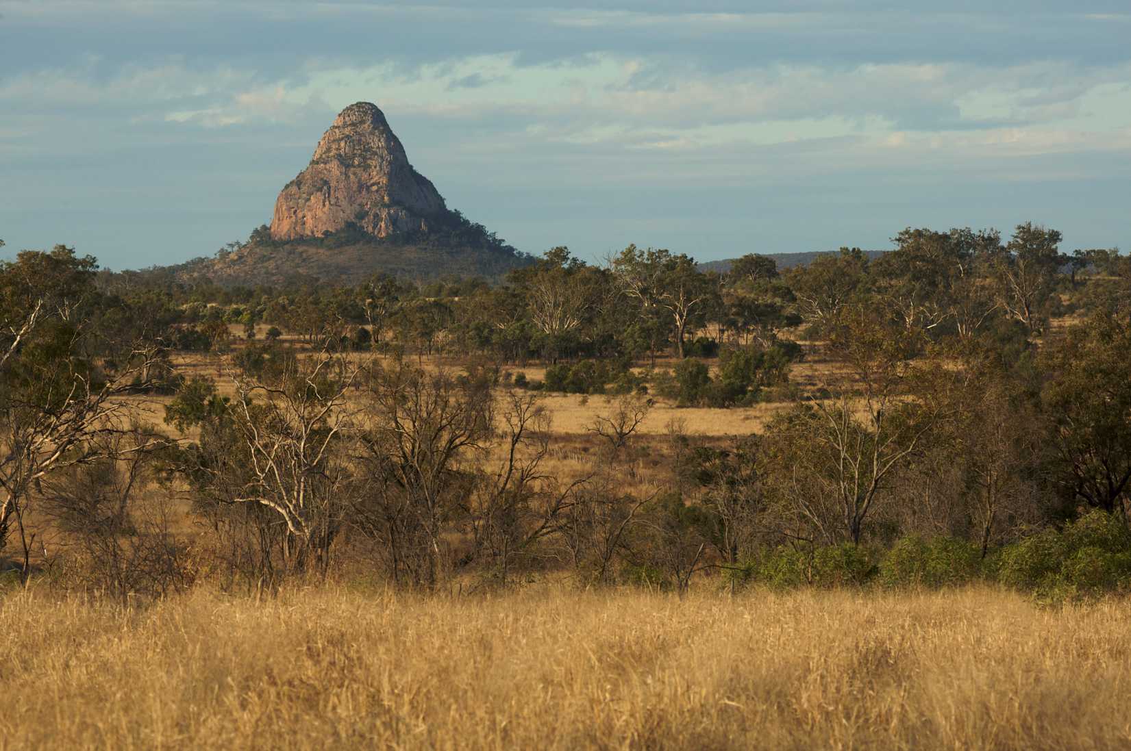 A rock outcrop in the outback of Queensland, Australia.