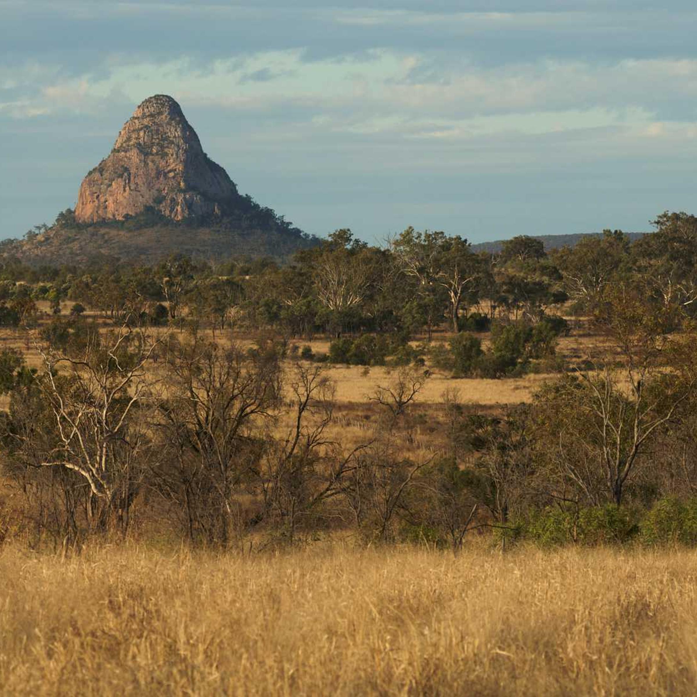 A rock outcrop in the outback of Queensland, Australia.