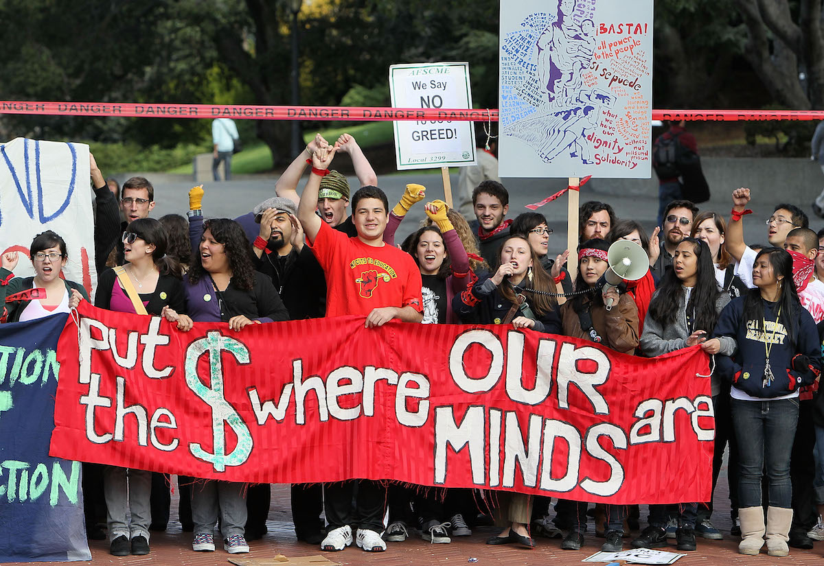 California Campuses Hold Walkouts And Rallies To Protest Education Cuts