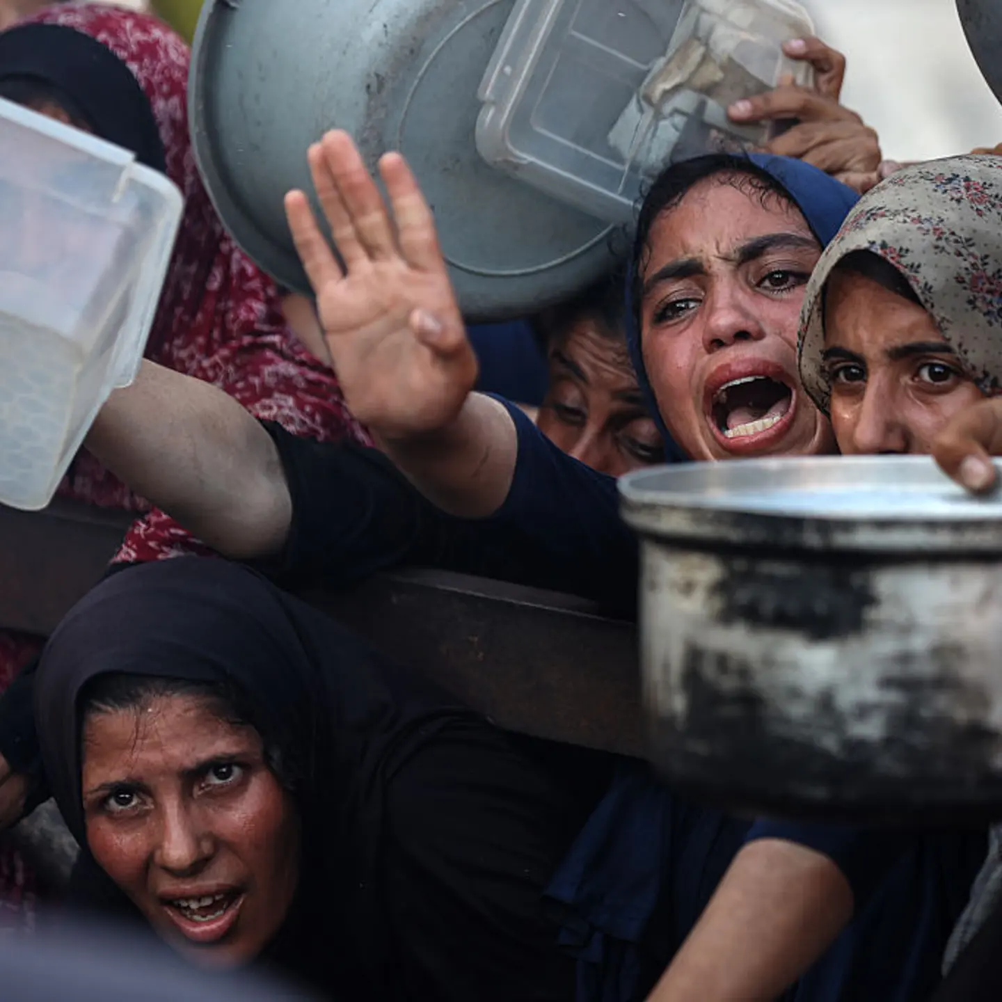 Food Distribution In Gaza, Palestine