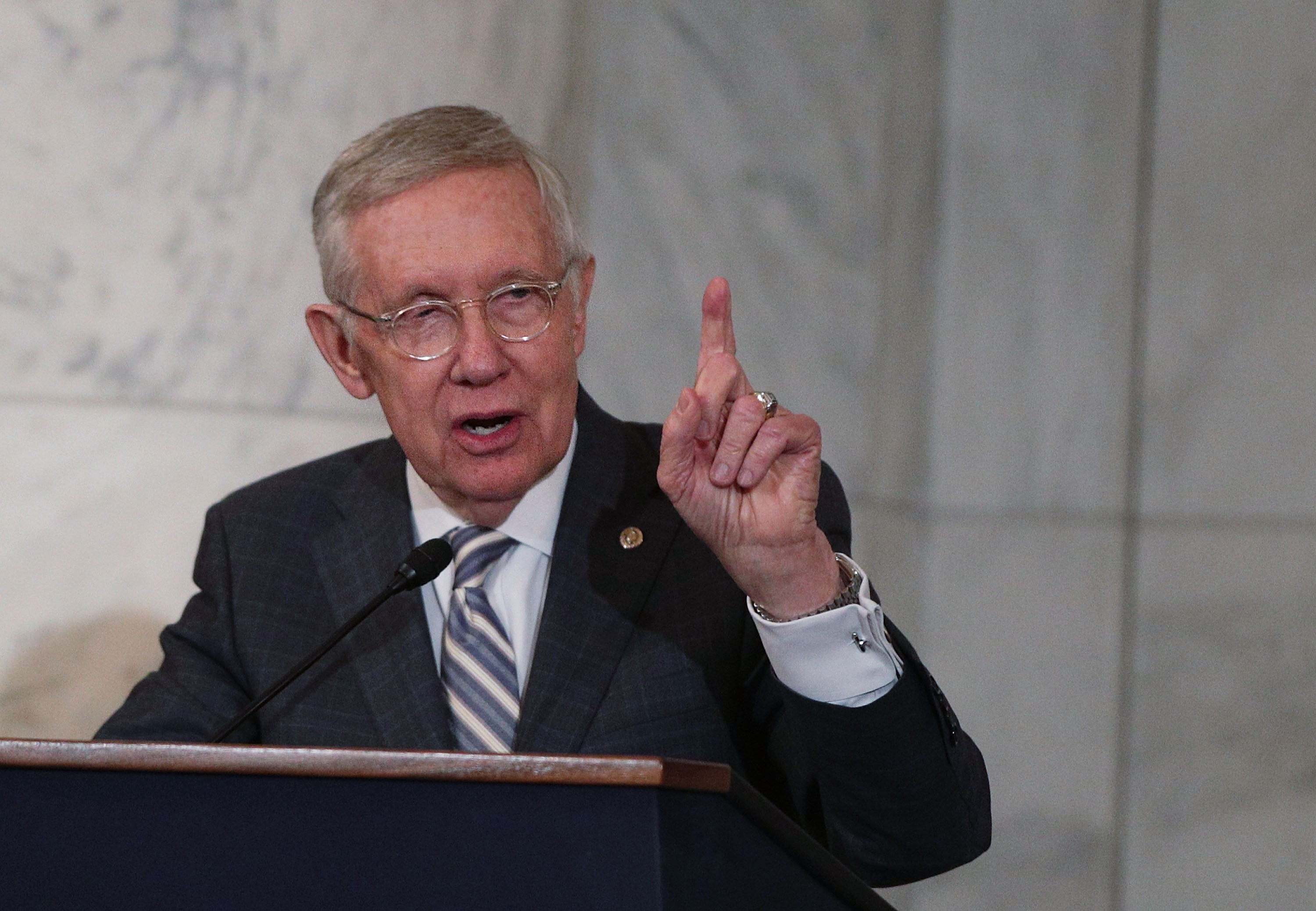 Hillary Clinton And VP Biden Attend Portrait Unveiling For Senate Democratic Leader Harry Reid