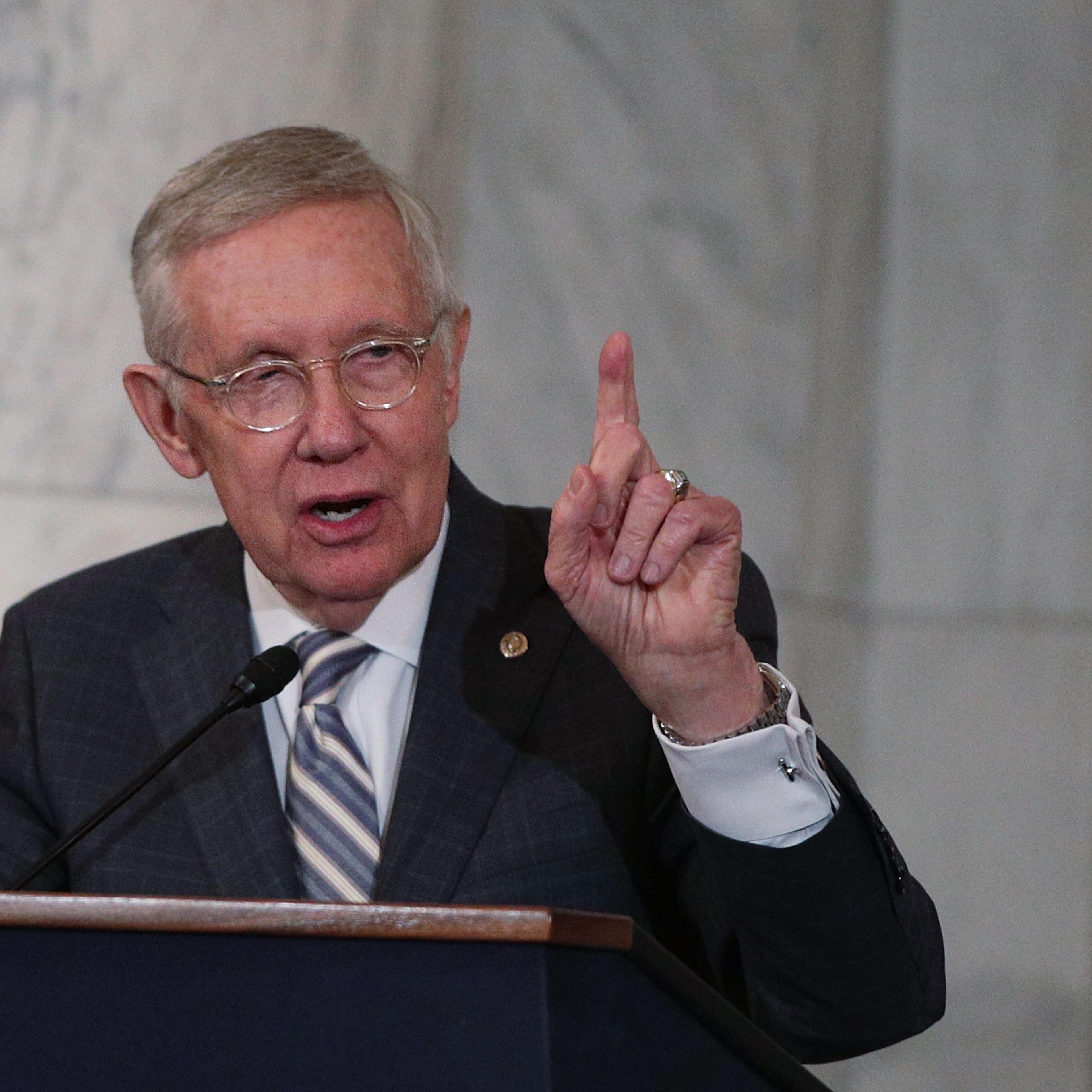 Hillary Clinton And VP Biden Attend Portrait Unveiling For Senate Democratic Leader Harry Reid