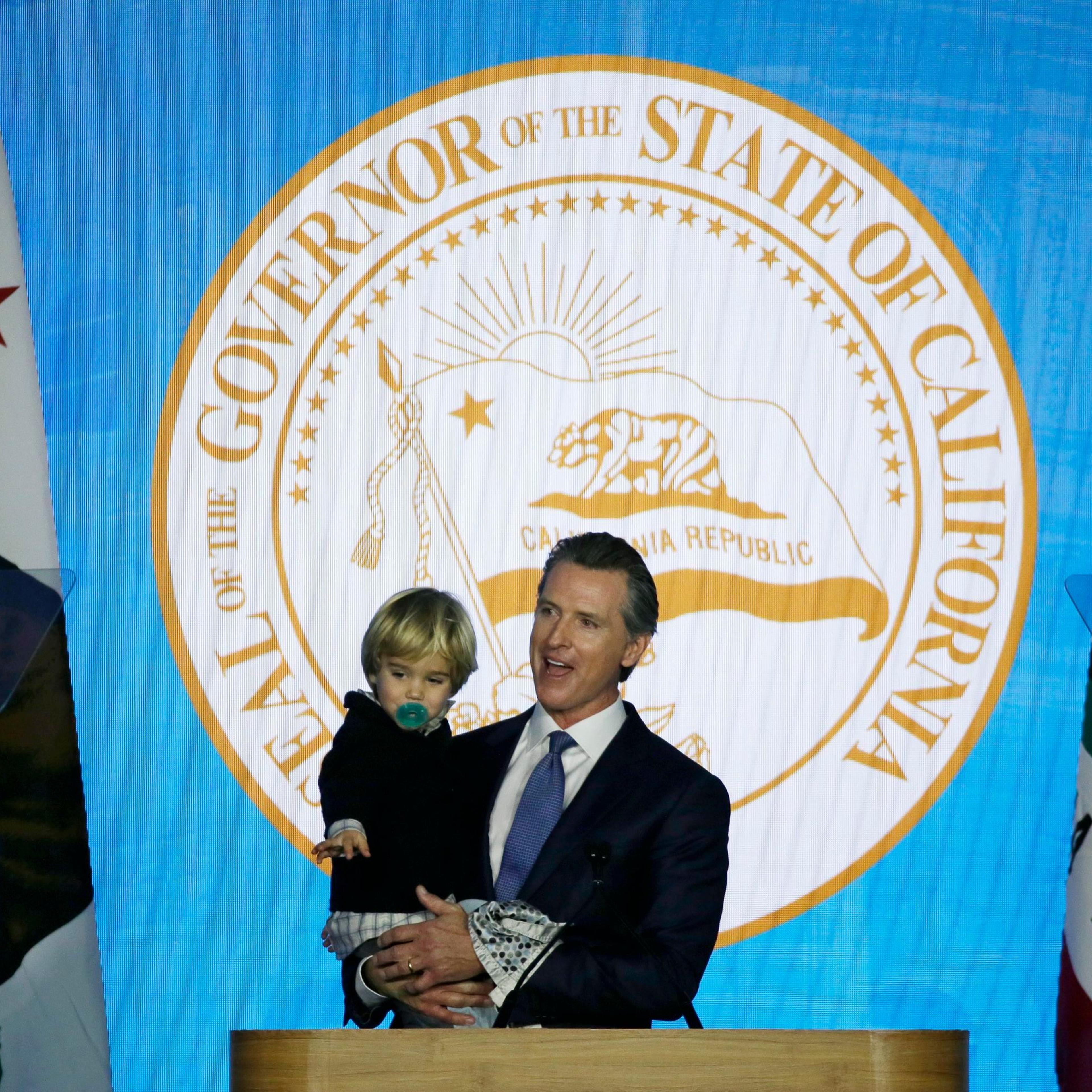 California New Governor, Sacramento, USA - 07 Jan 2019
