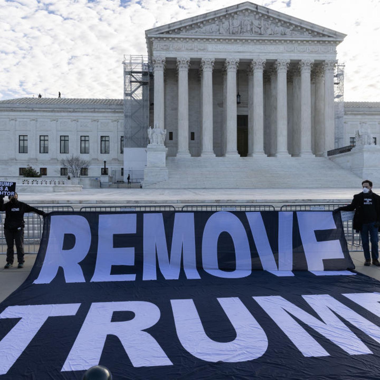 Supreme Court Hears Oral Arguments In Trump Ballot Case