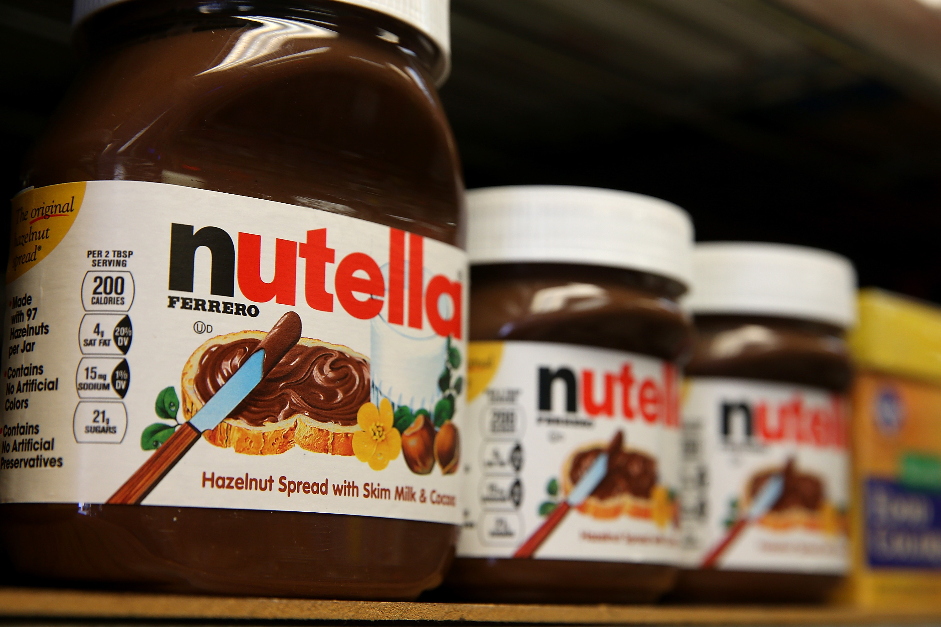 jars nutella