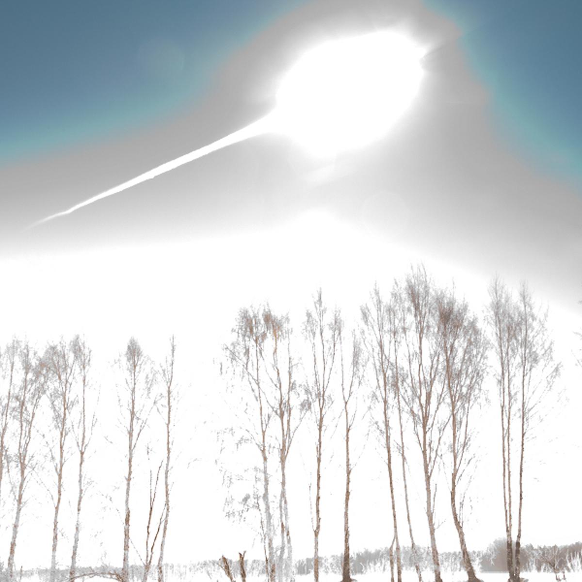 Duck: The Chelyabinsk meteor lights up the Russian sky, in 2013