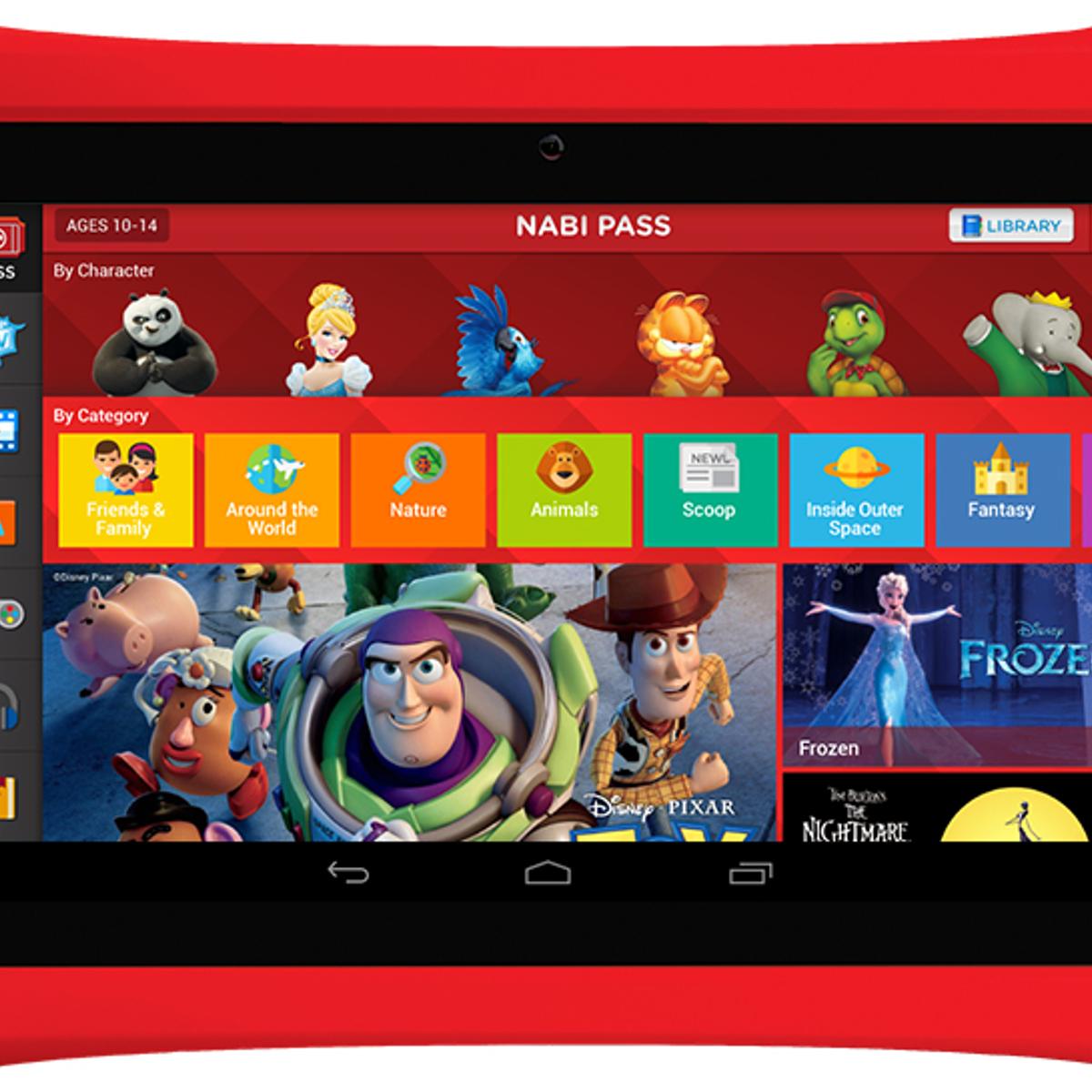 Nabi pass features videos, games, e-books and educational content