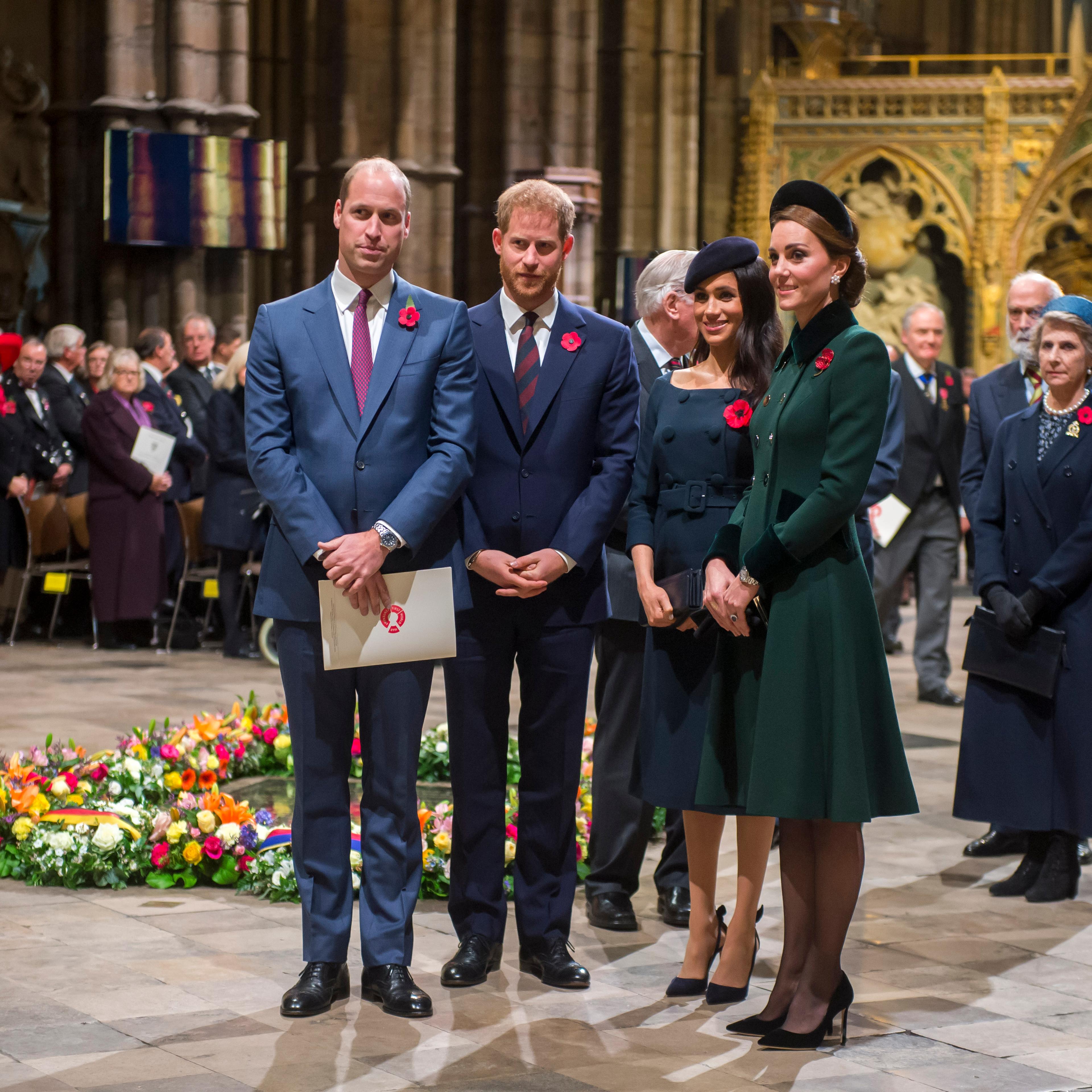 The Queen Attends A Service At Westminster Abbey Marking The Centenary Of WW1 Armistice