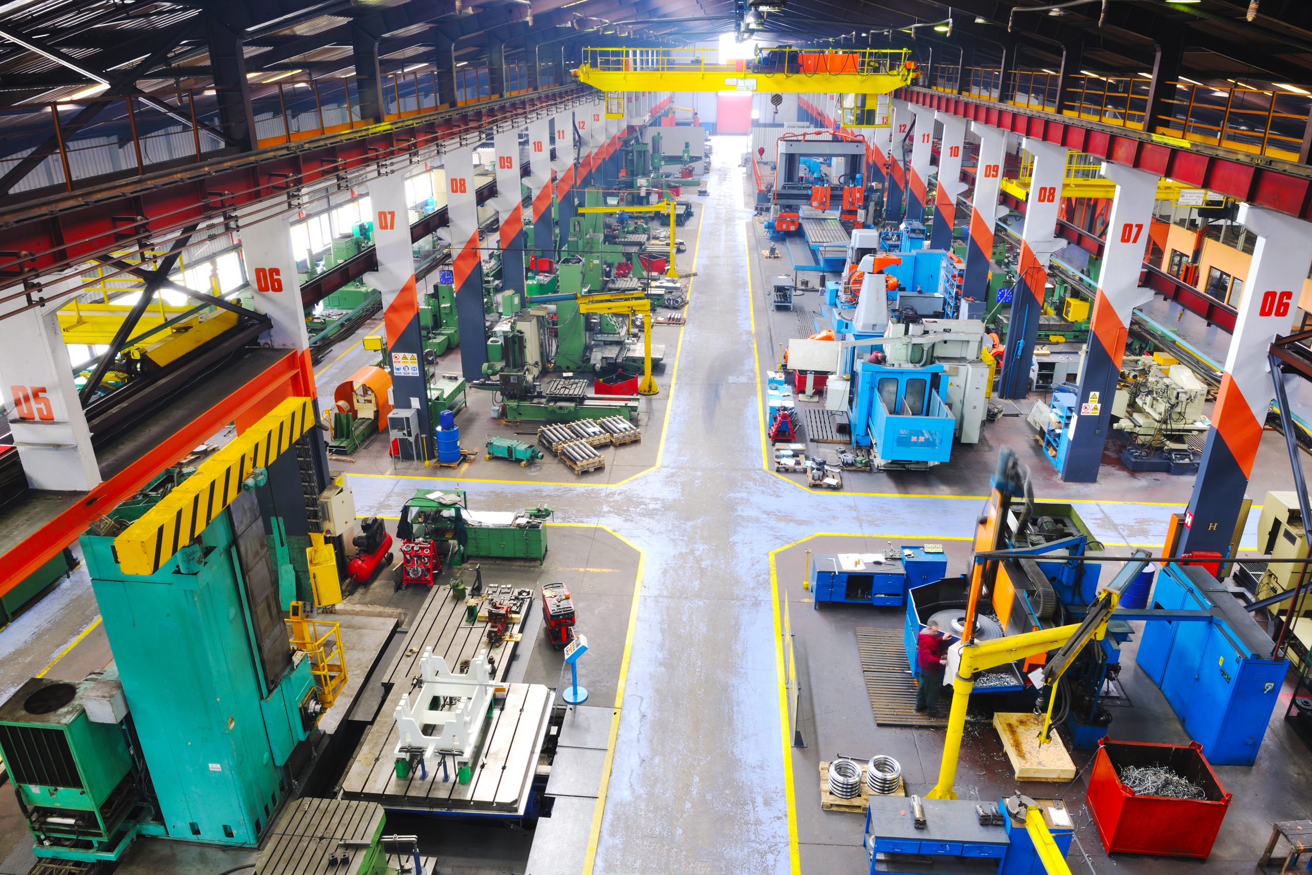 metal industy factory indoor