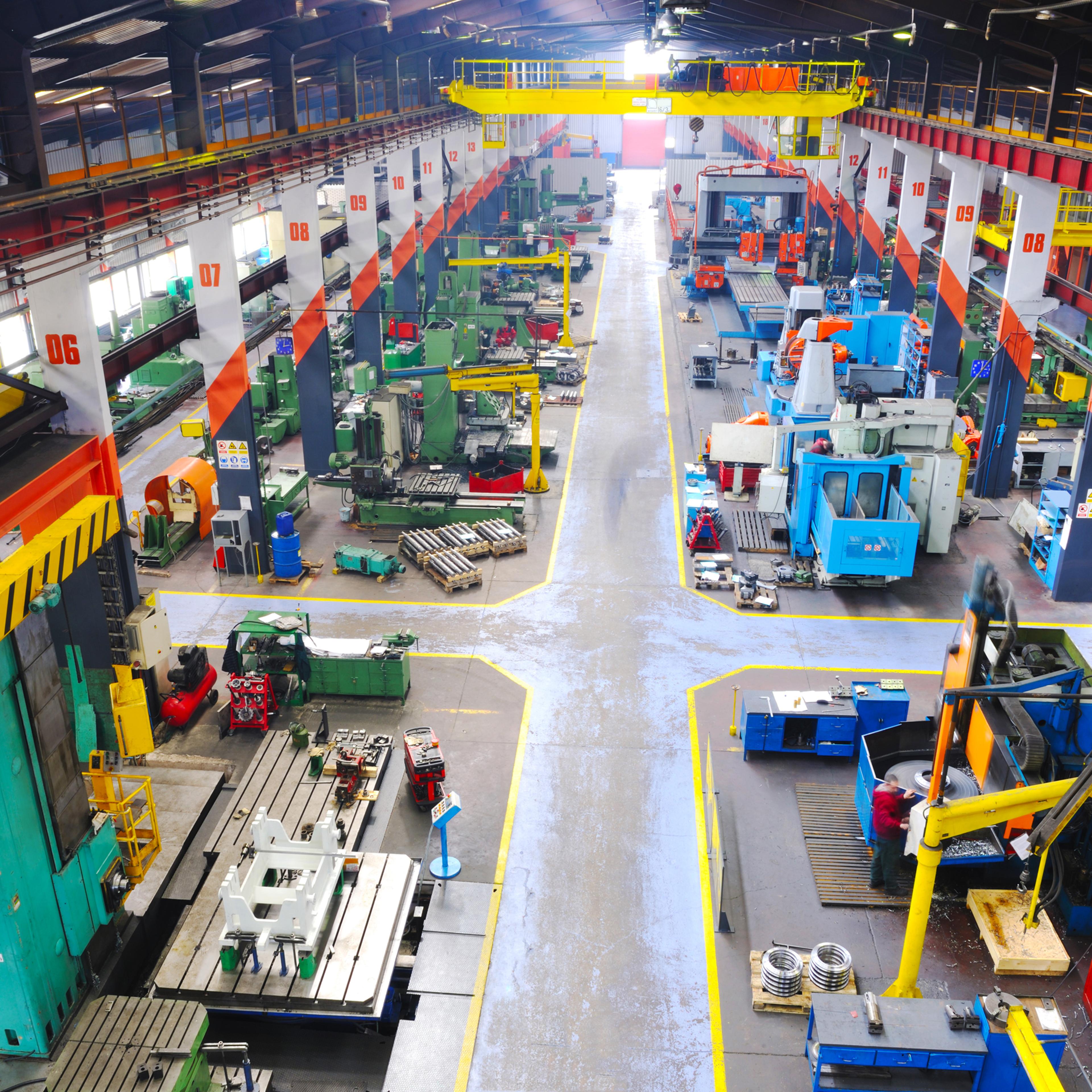 metal industy factory indoor