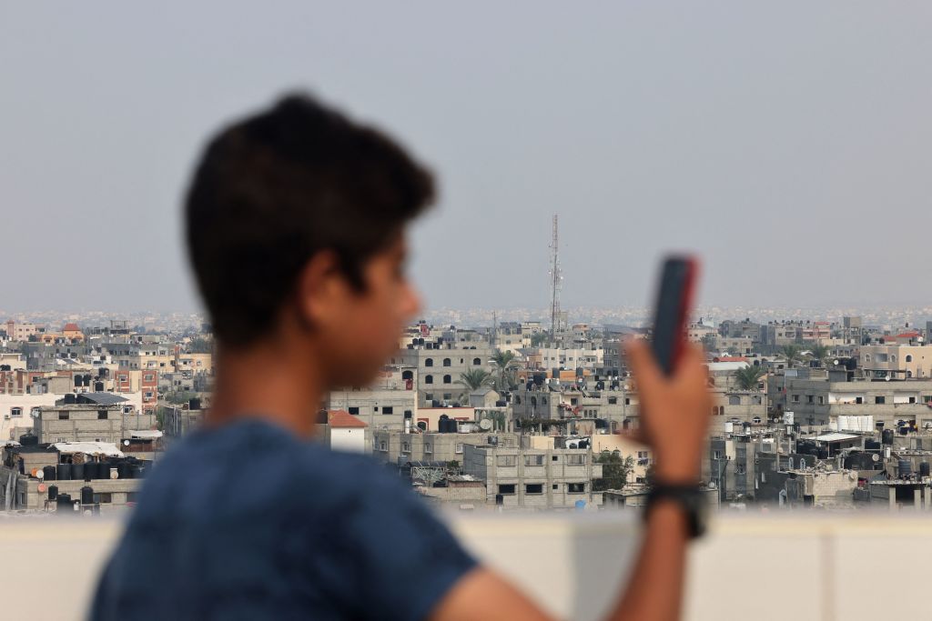 PALESTINIAN-ISRAEL-CONFLICT-BLACKOUT
