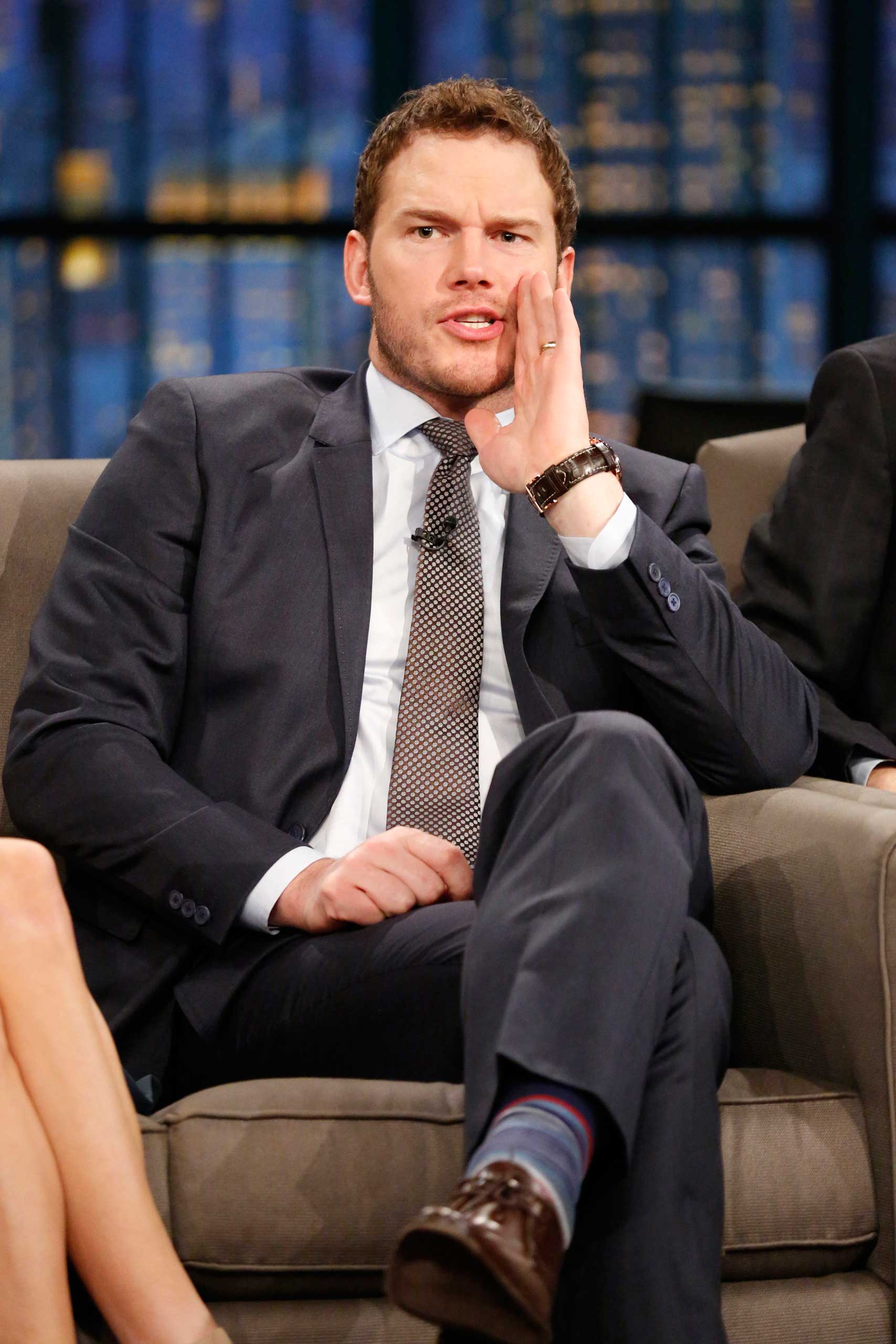 Chris Pratt of 'Parks and Recreation' during an interview on Feb. 24, 2015.