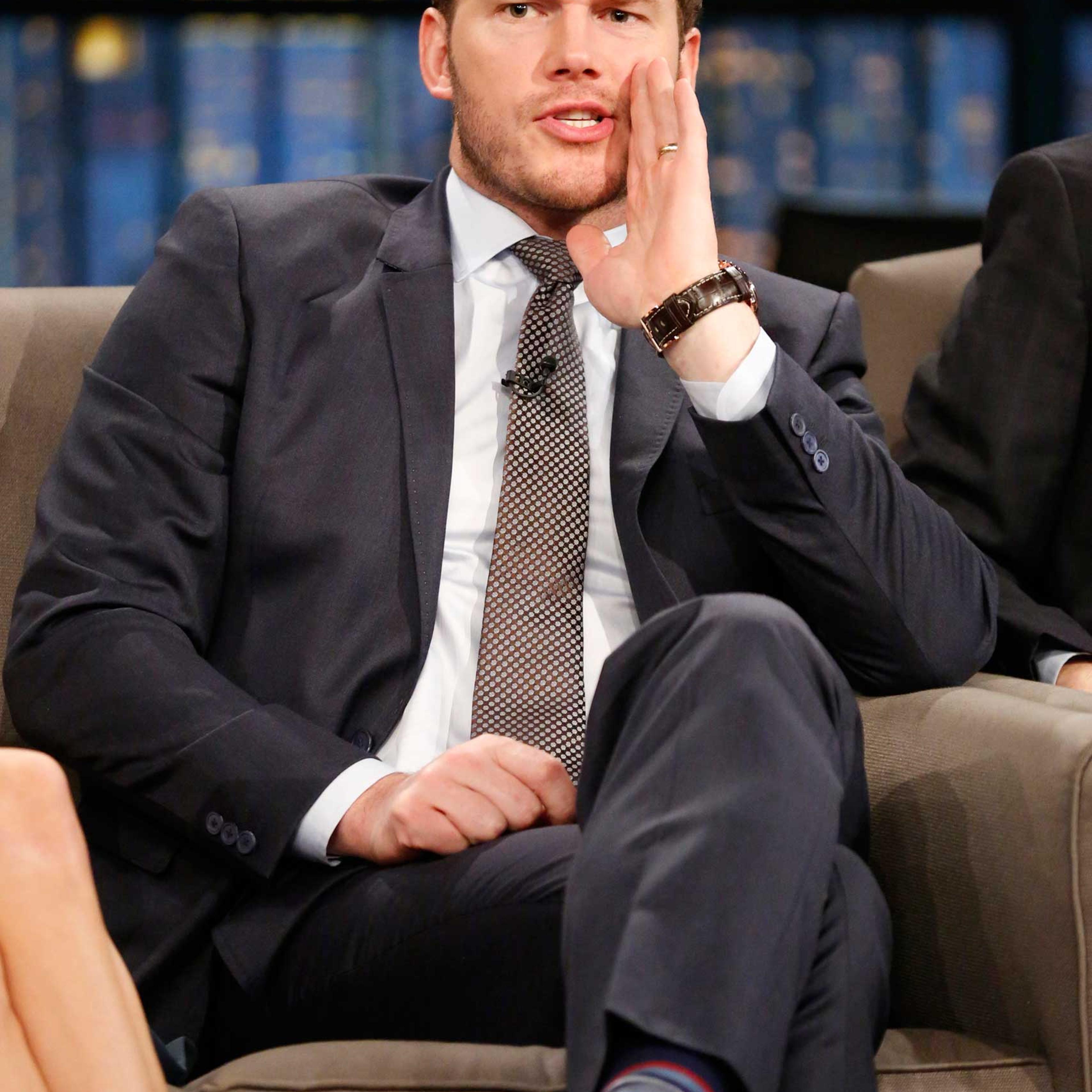 Chris Pratt of 'Parks and Recreation' during an interview on Feb. 24, 2015.