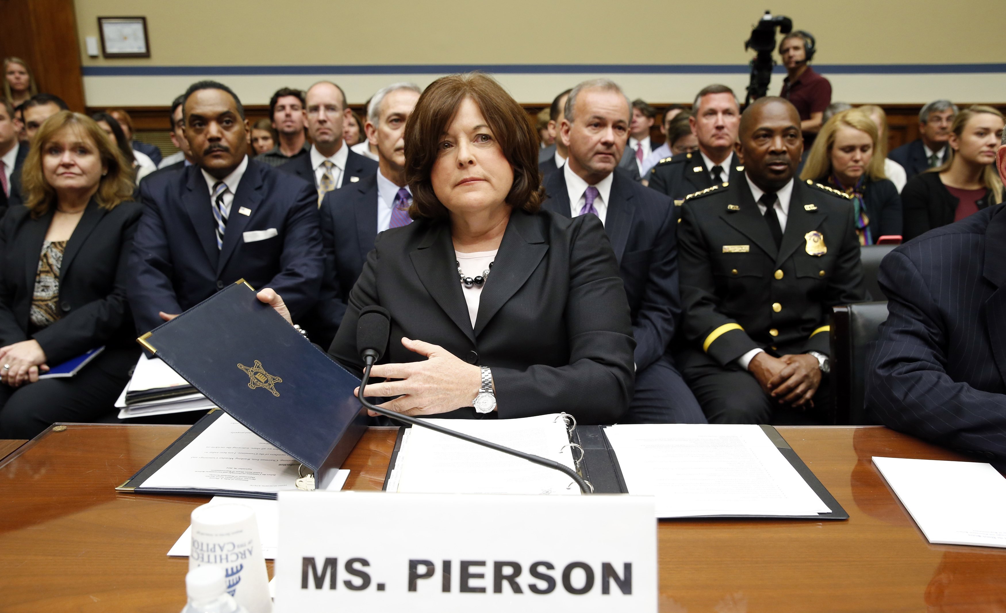 Secret Service Director Pierson testifes on Capitol Hill in Washington