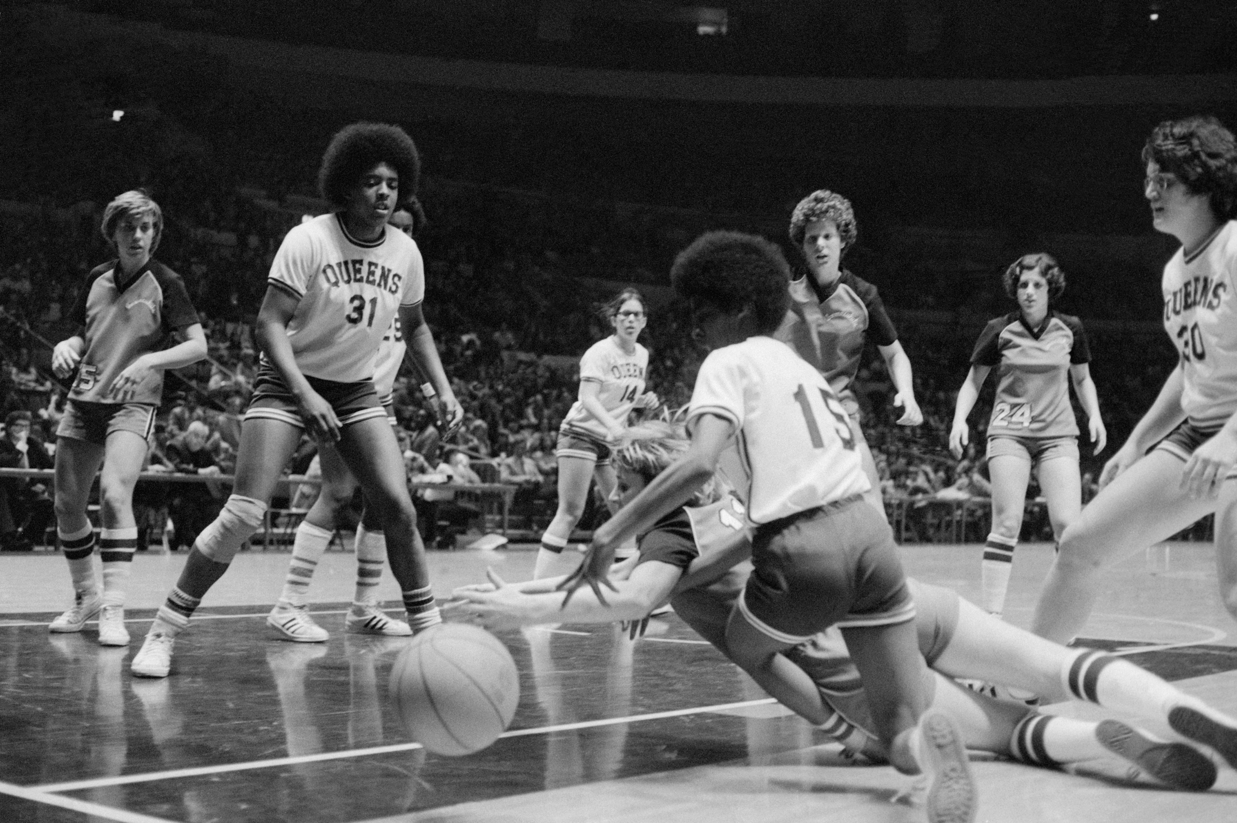 Althea Gywn watching a Ball