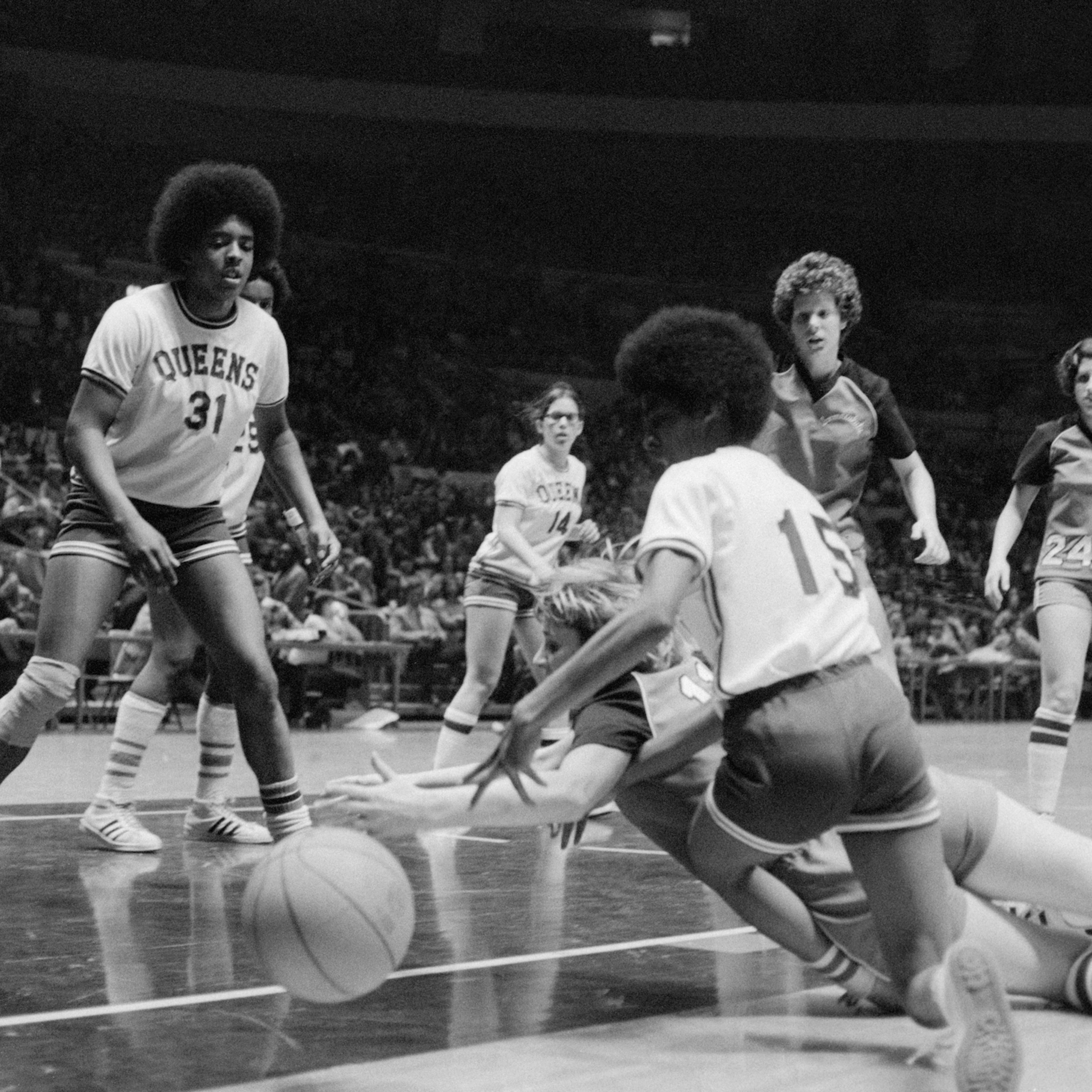 Althea Gywn watching a Ball
