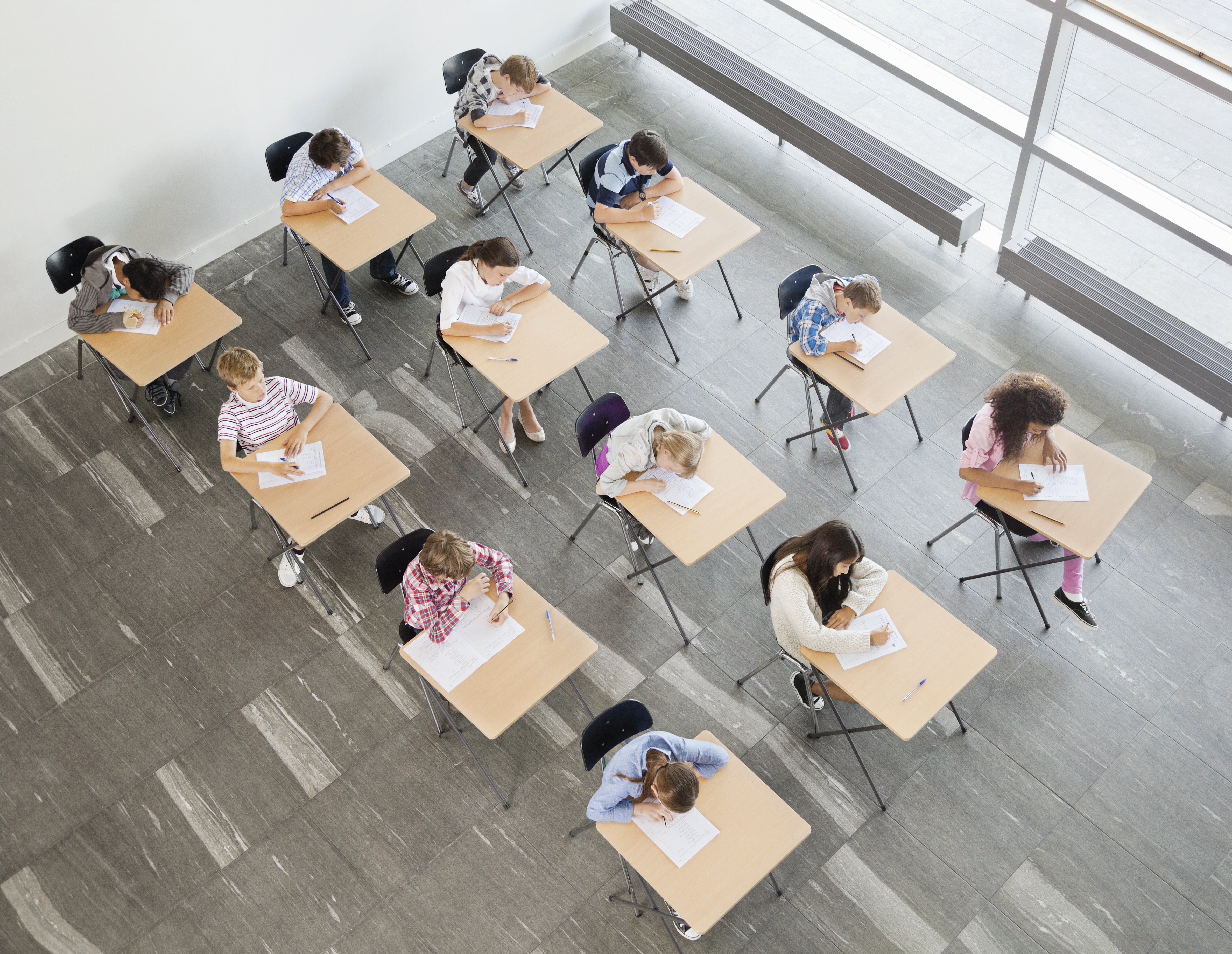 Students Taking Tests Common Core