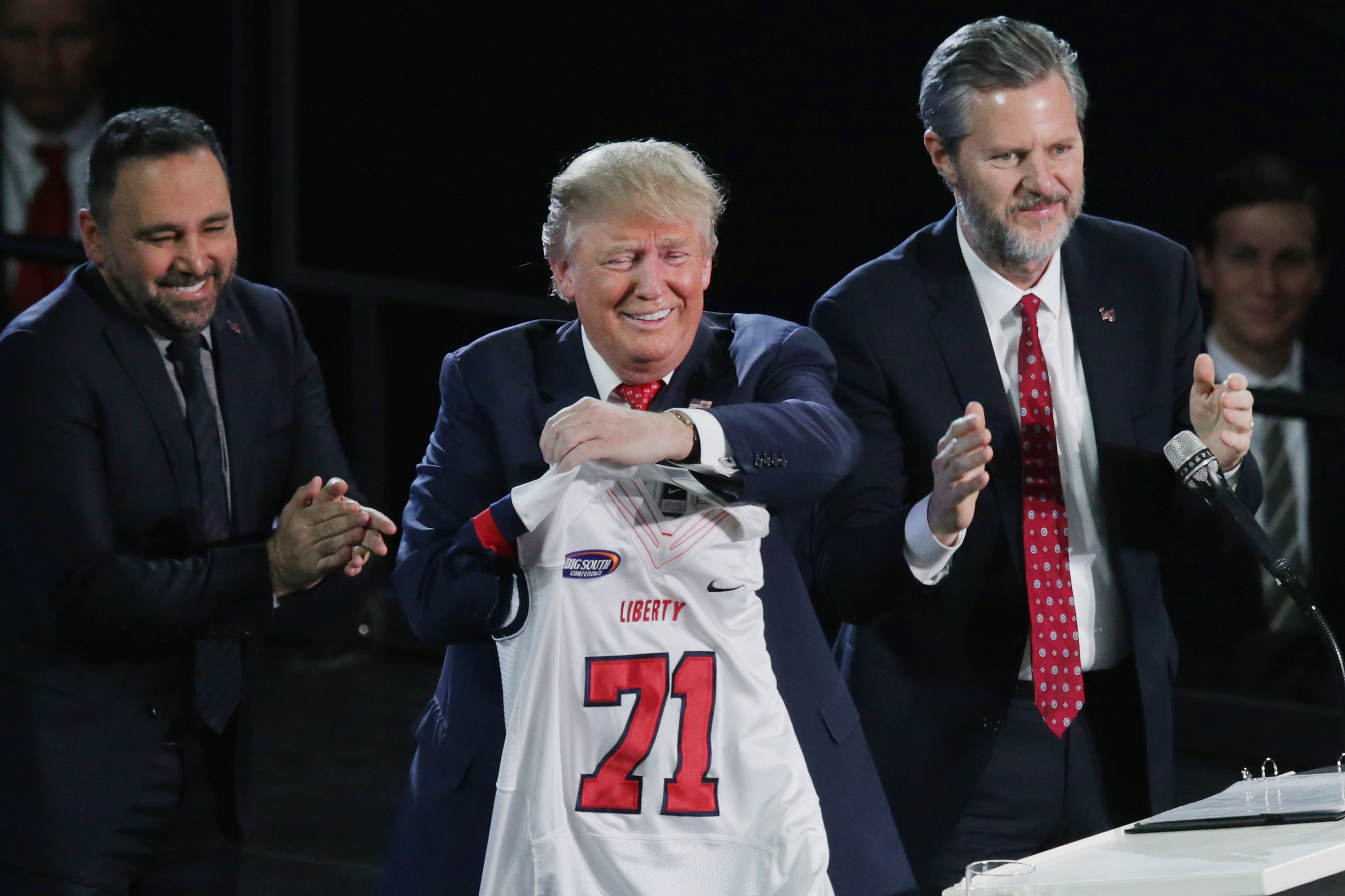 Donald Trump Delivers Convocation At Liberty University