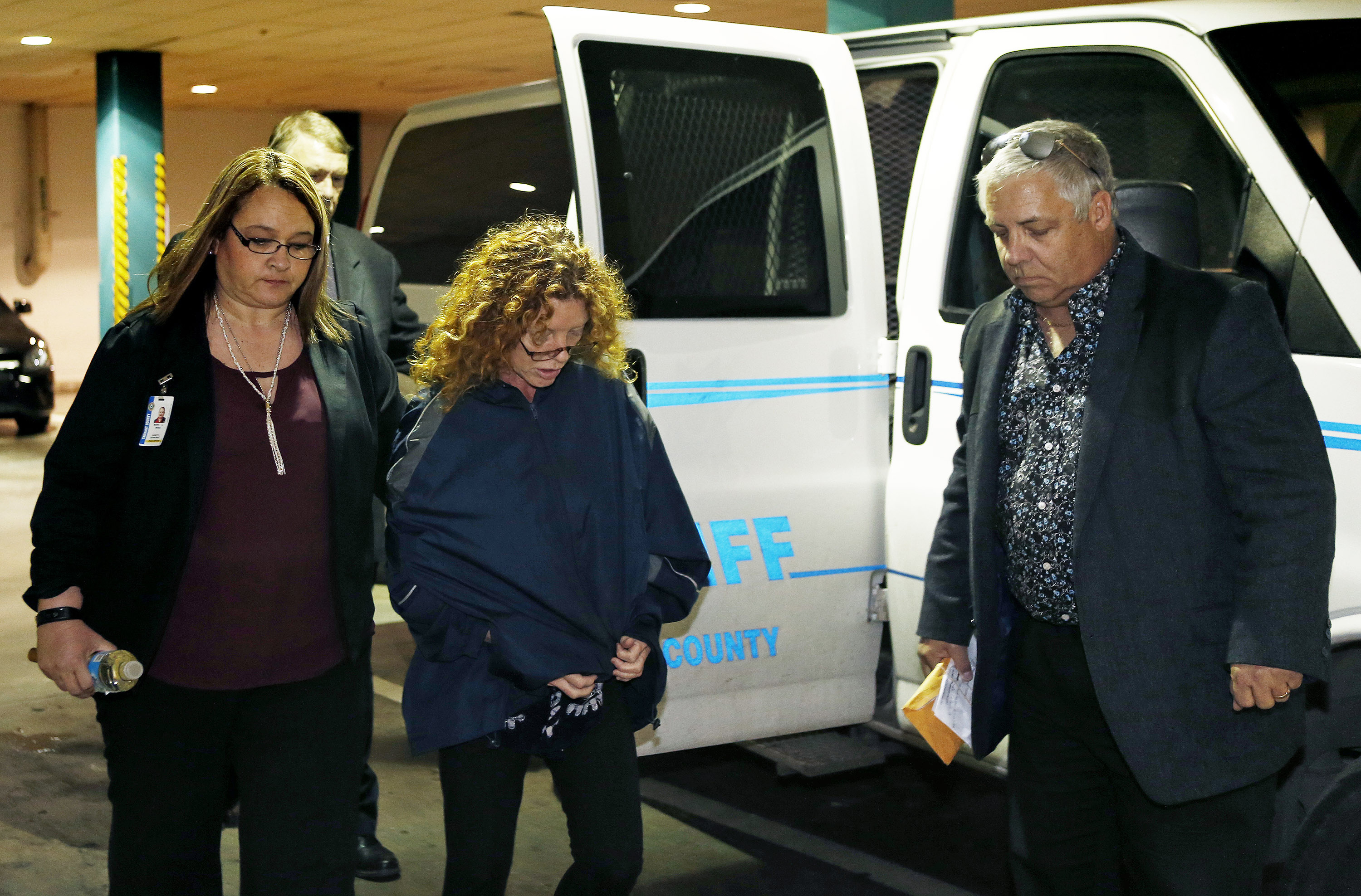Tonya Couch arrives at Tarrant County Jail