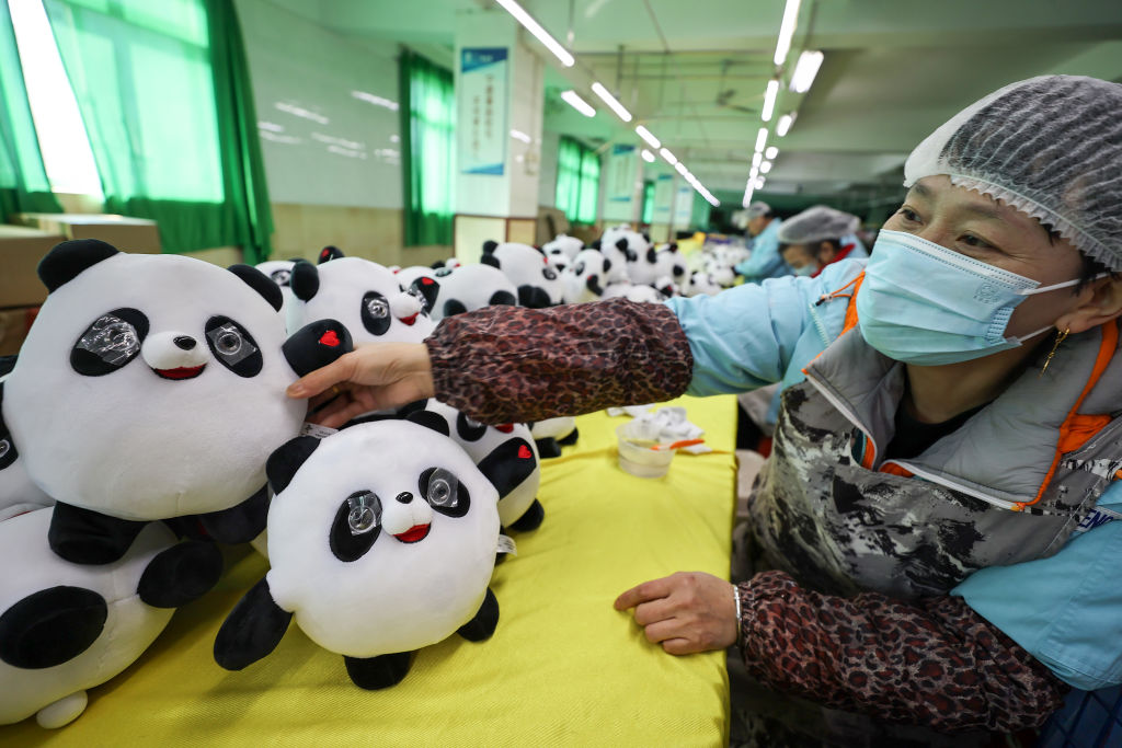 China Mascot Bing Dwen Dwen Production