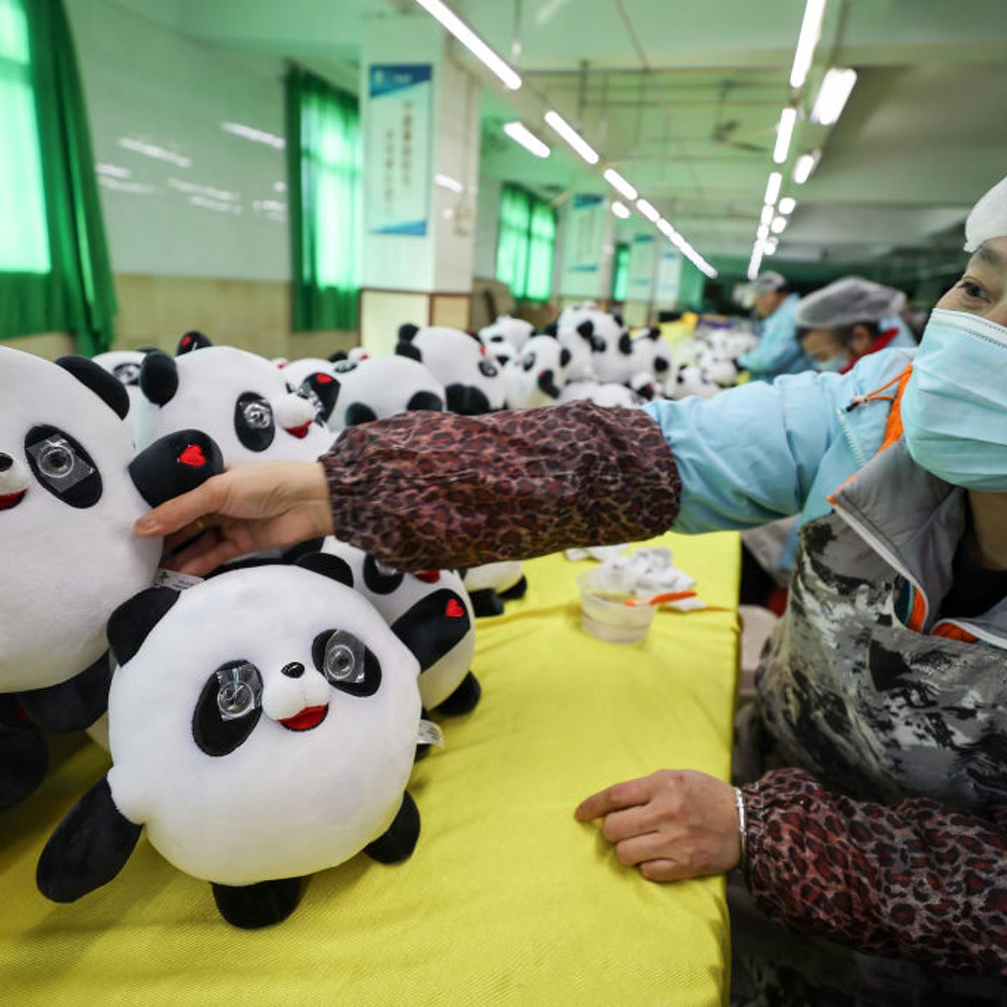China Mascot Bing Dwen Dwen Production