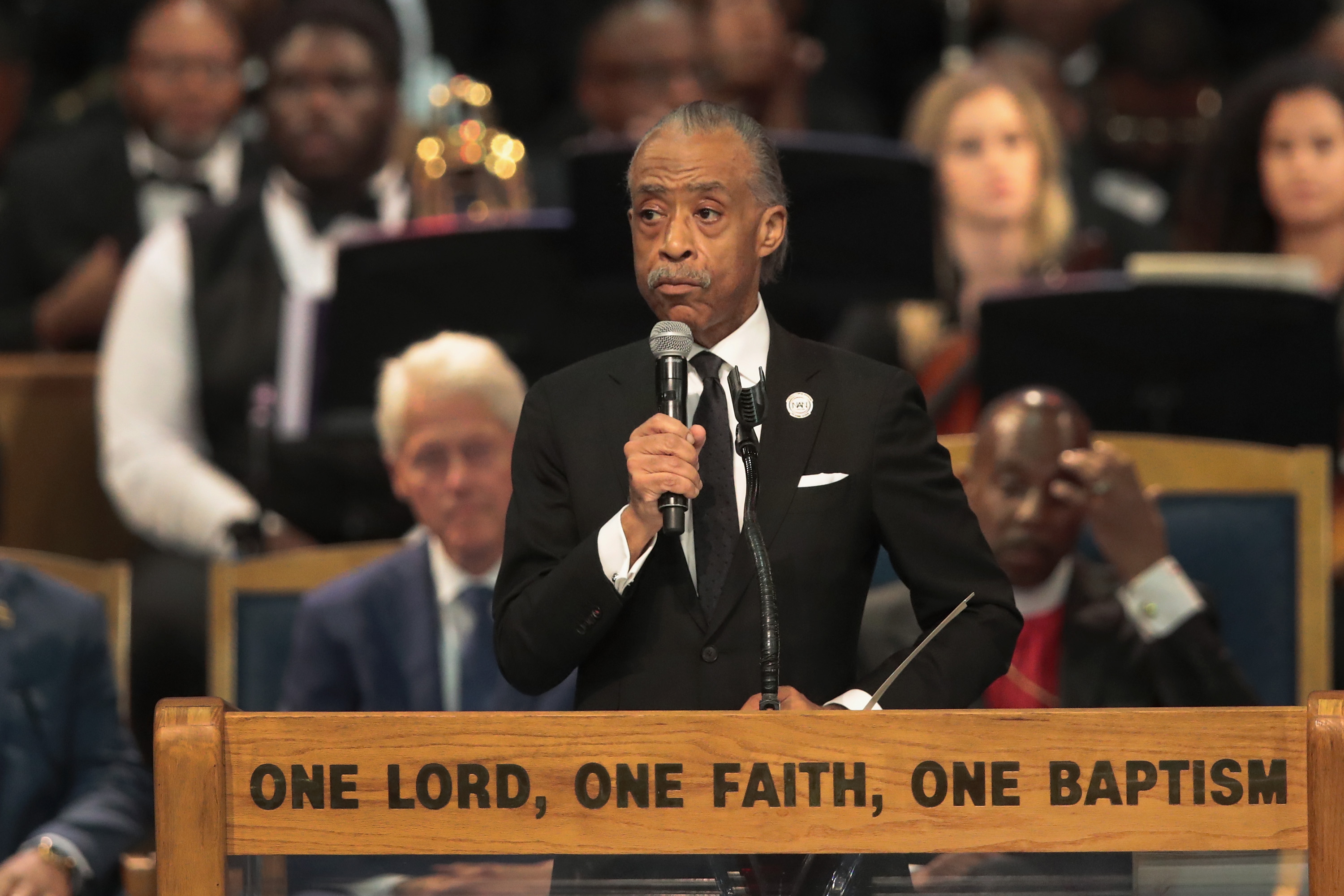 Soul Music Icon Aretha Franklin Honored During Her Funeral By Musicians And Dignitaries