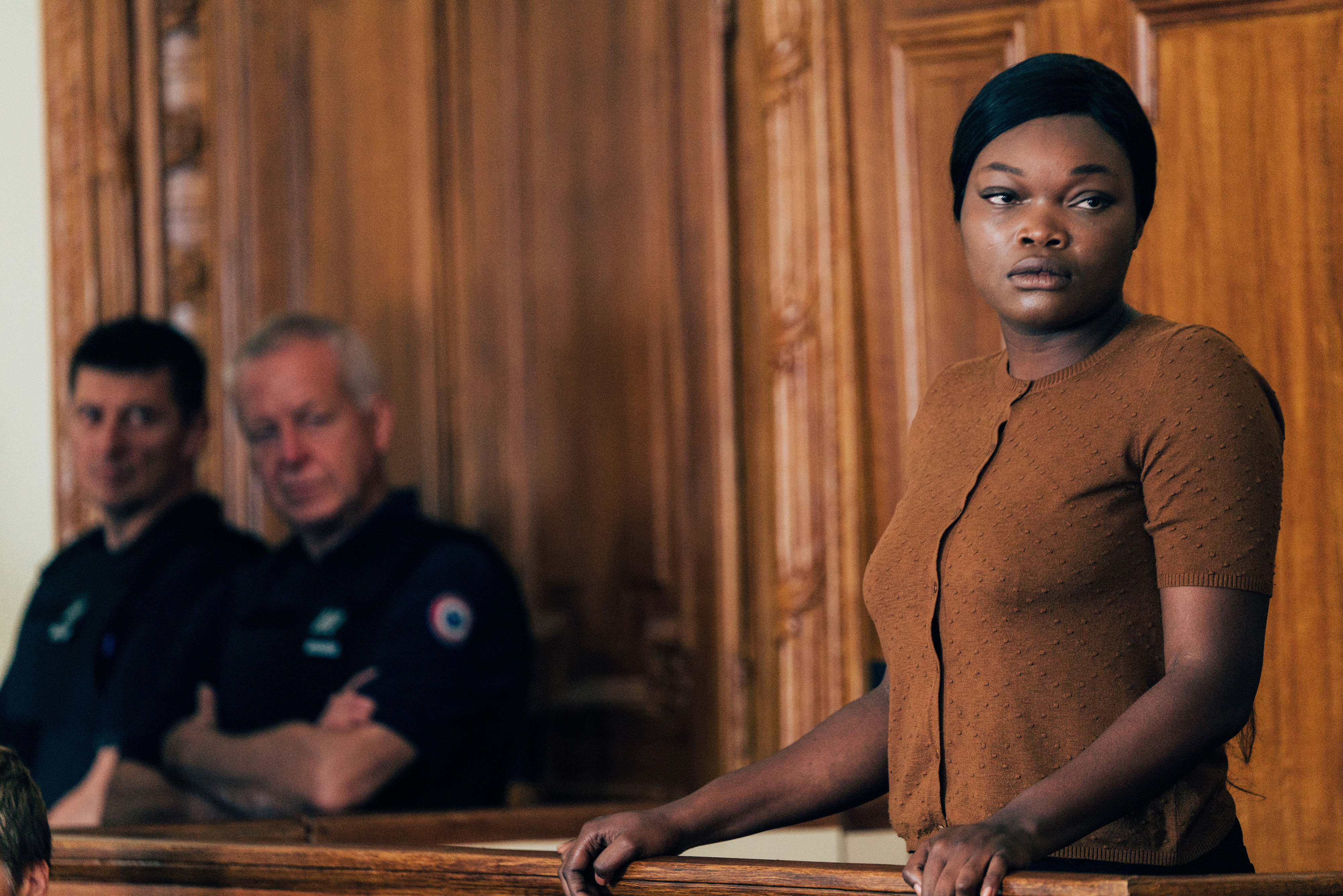Guslagie Malanda in 'Saint Omer'