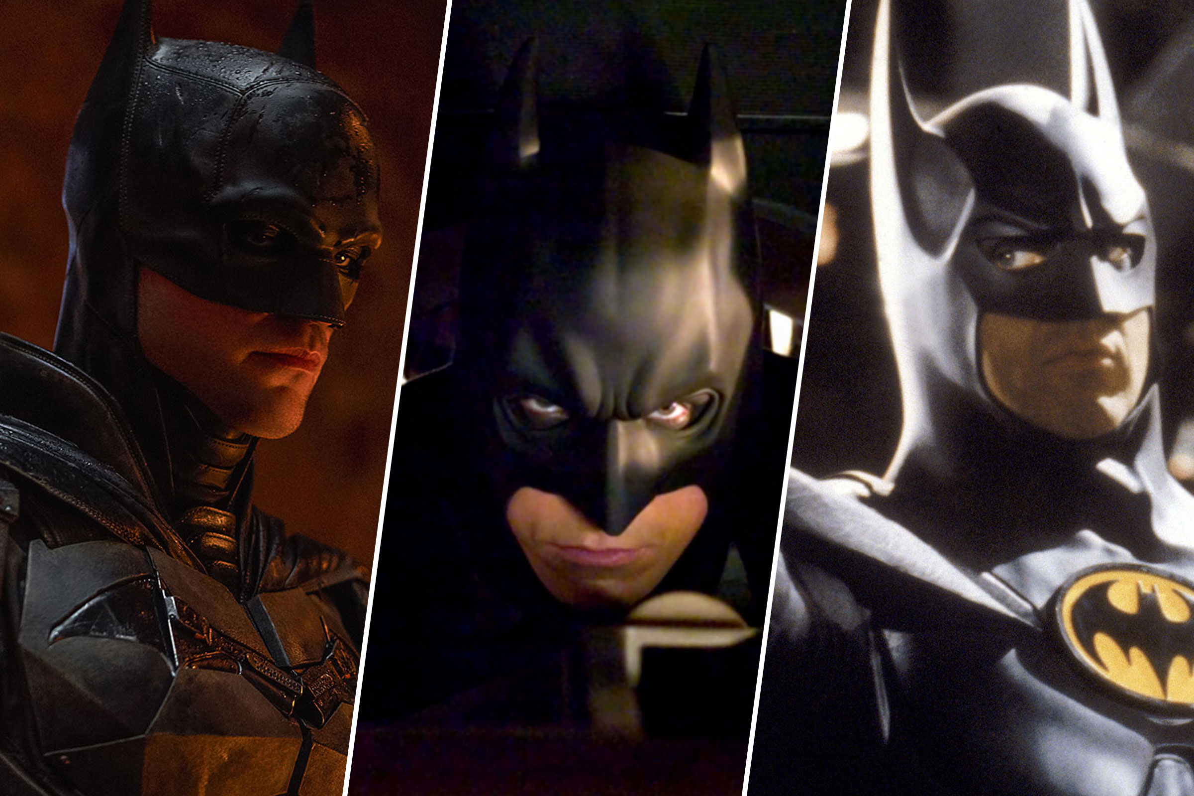Robert Pattinson as Batman in <i>The Batman</i>; 