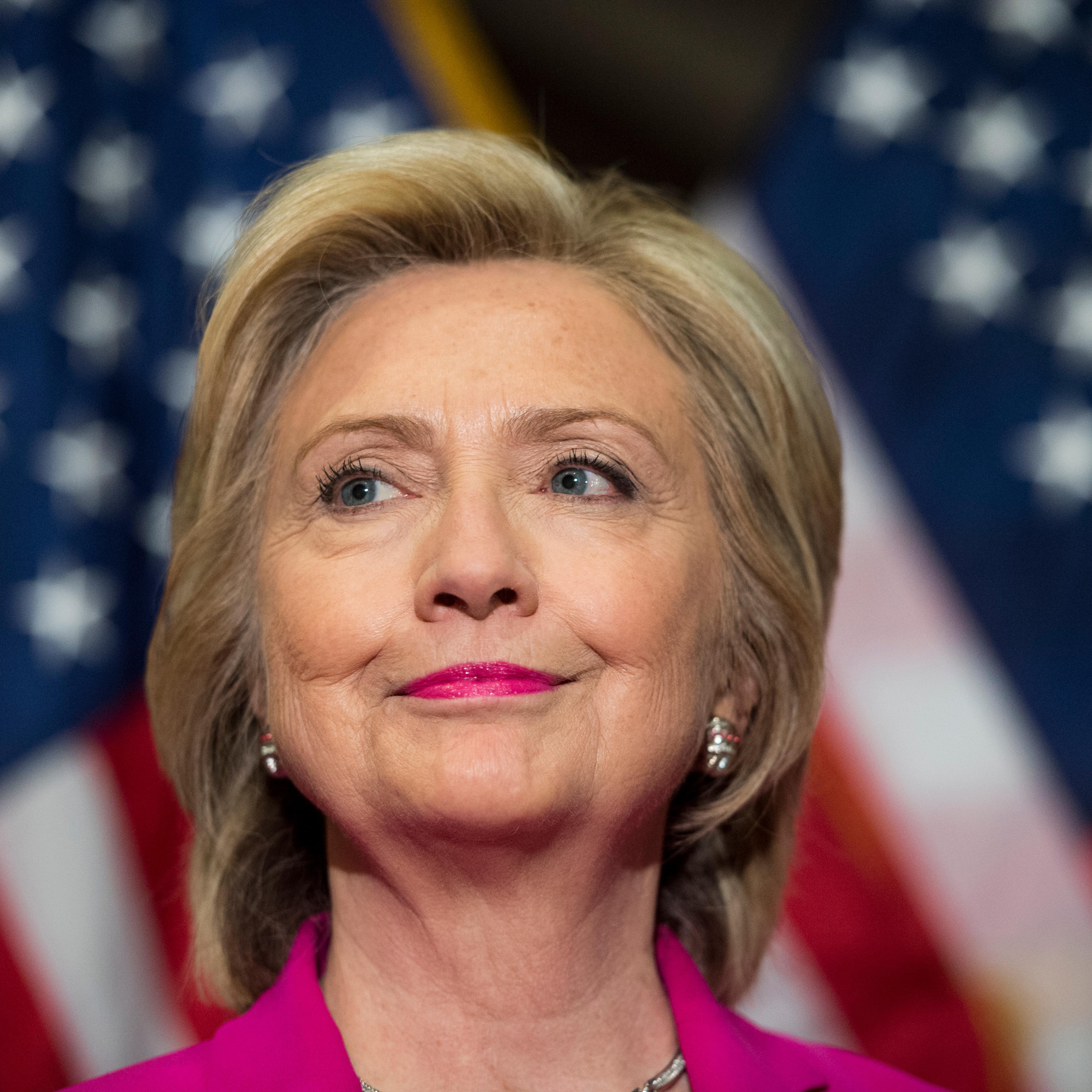 Hillary Rodham Clinton at the U.S. Capitol on July 14, 2015.