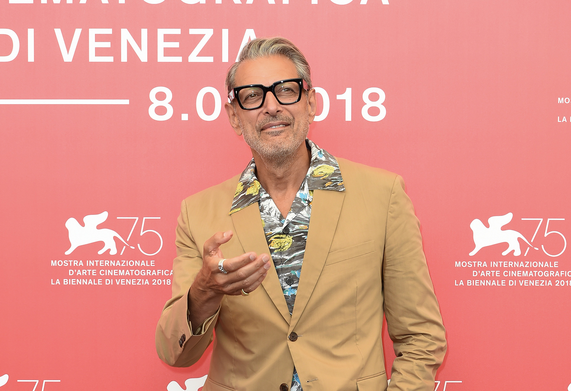 Jeff Goldblum at 75th Venice Film Festival