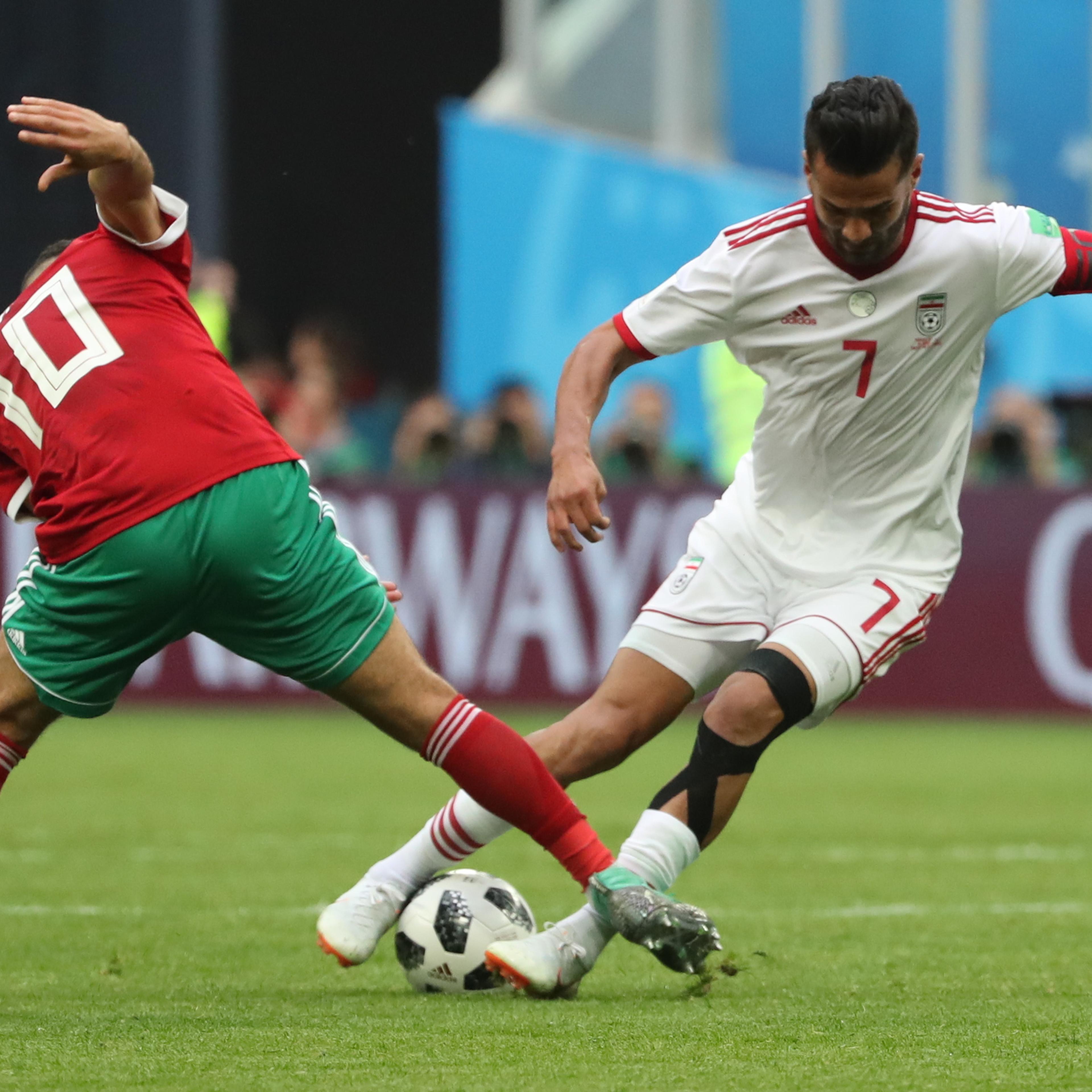 2018 FIFA World Cup: 1st Stage Group B match Morocco 0 - 1 Iran