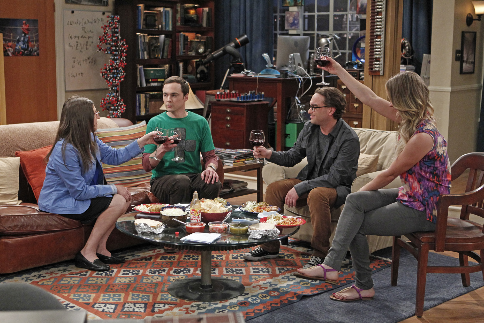 Sheldon faces a personal crisis after deciding he's wasting his time with string theory, onThe Big Bang Theory on April 10, 2013.