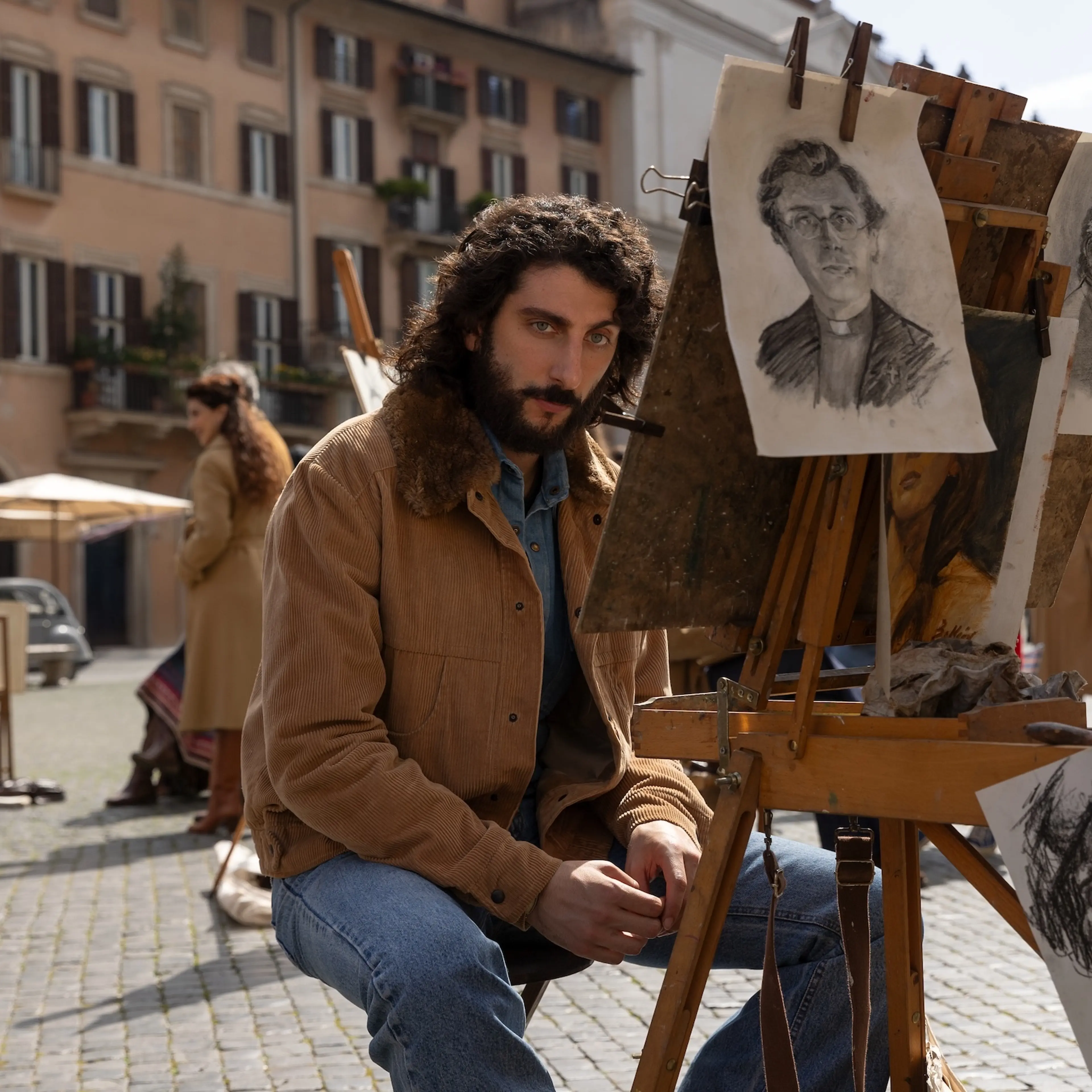 Il Falsario. Pietro Castellitto as Toni in Il Falsario. Cr. Lucia Iuorio/Netflix © 2025