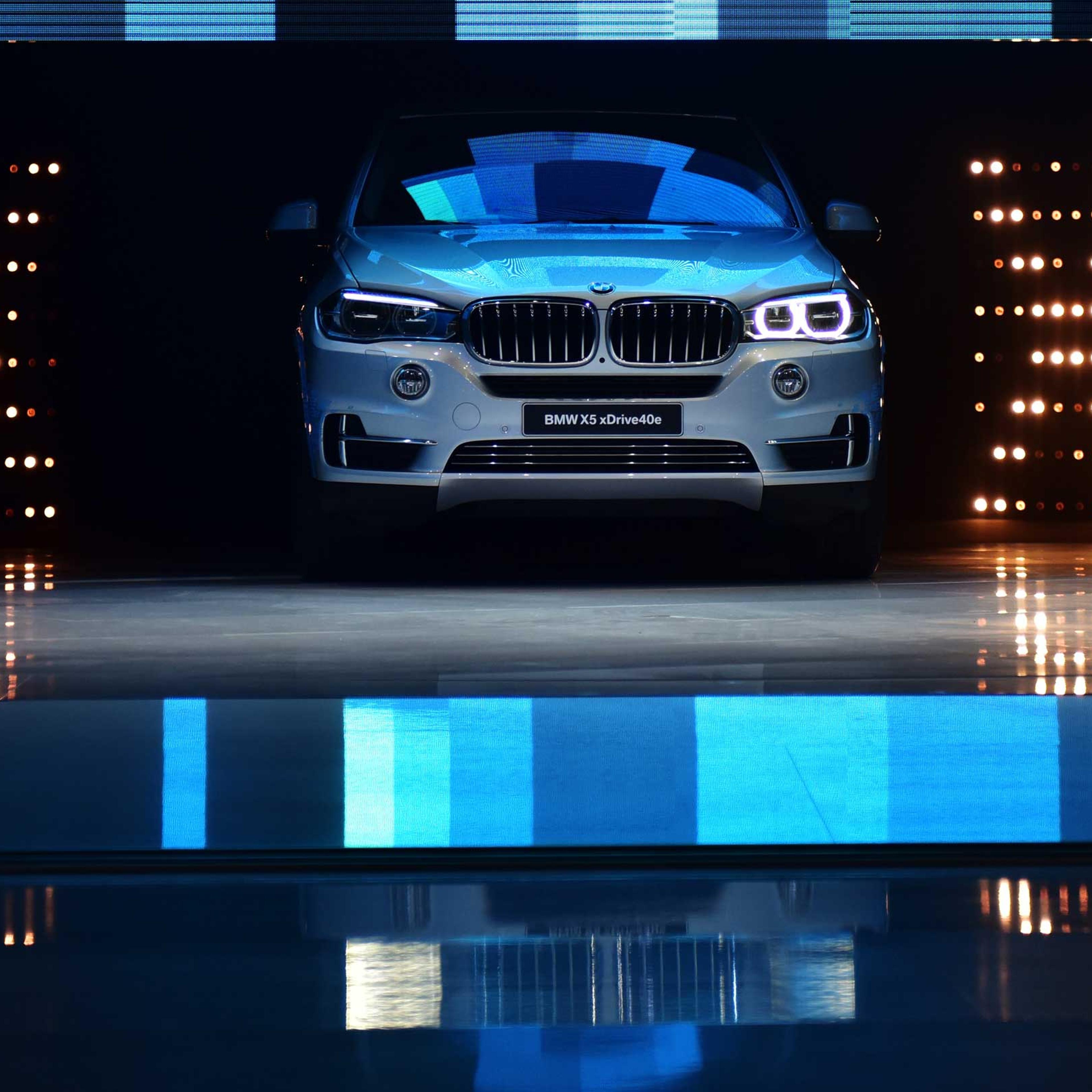 A BMW X5 xDrive 40e is displayed at the 16th Shanghai International Automobile Industry Exhibition in Shanghai on April 20, 2015.