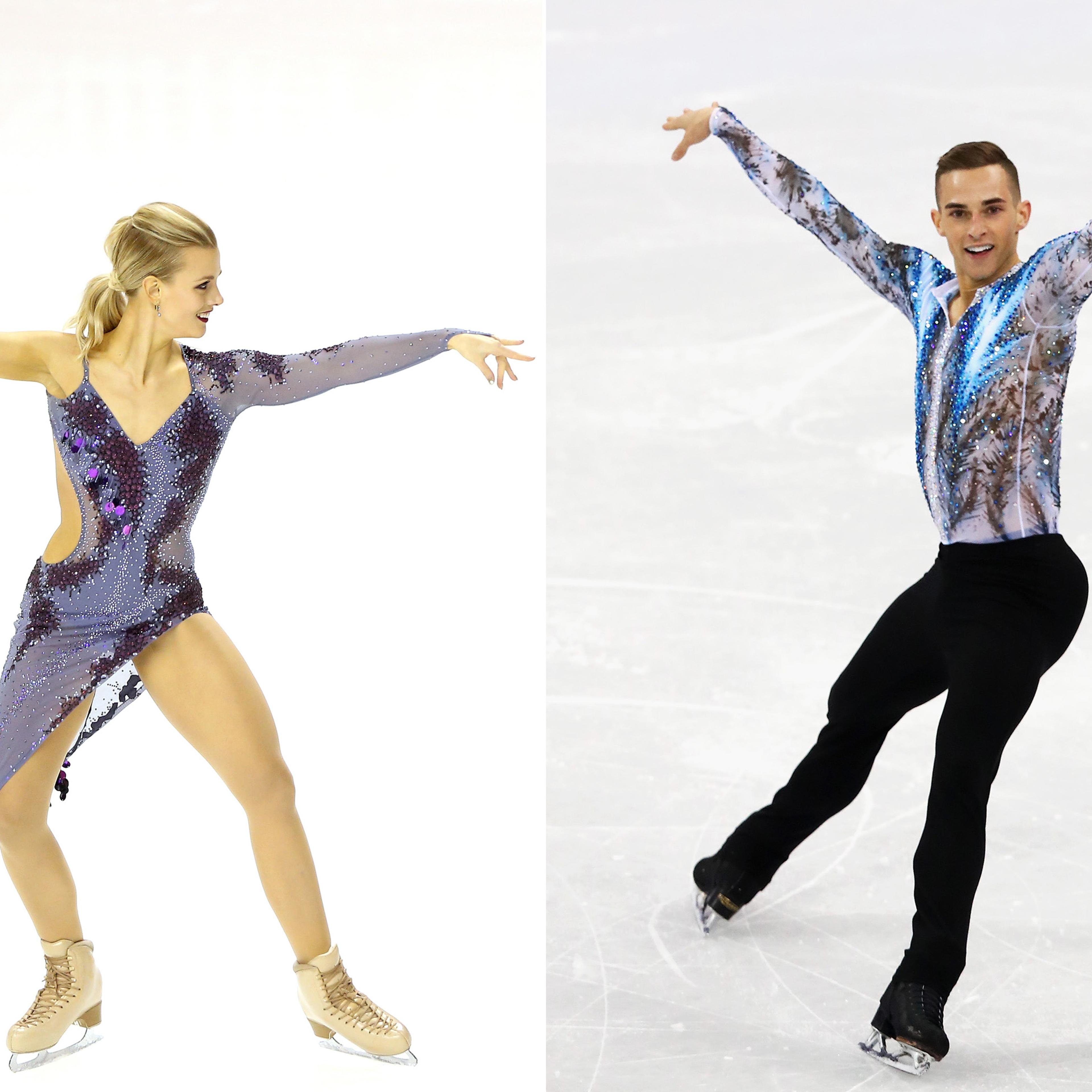 Madison Hubbell and Adam Rippon